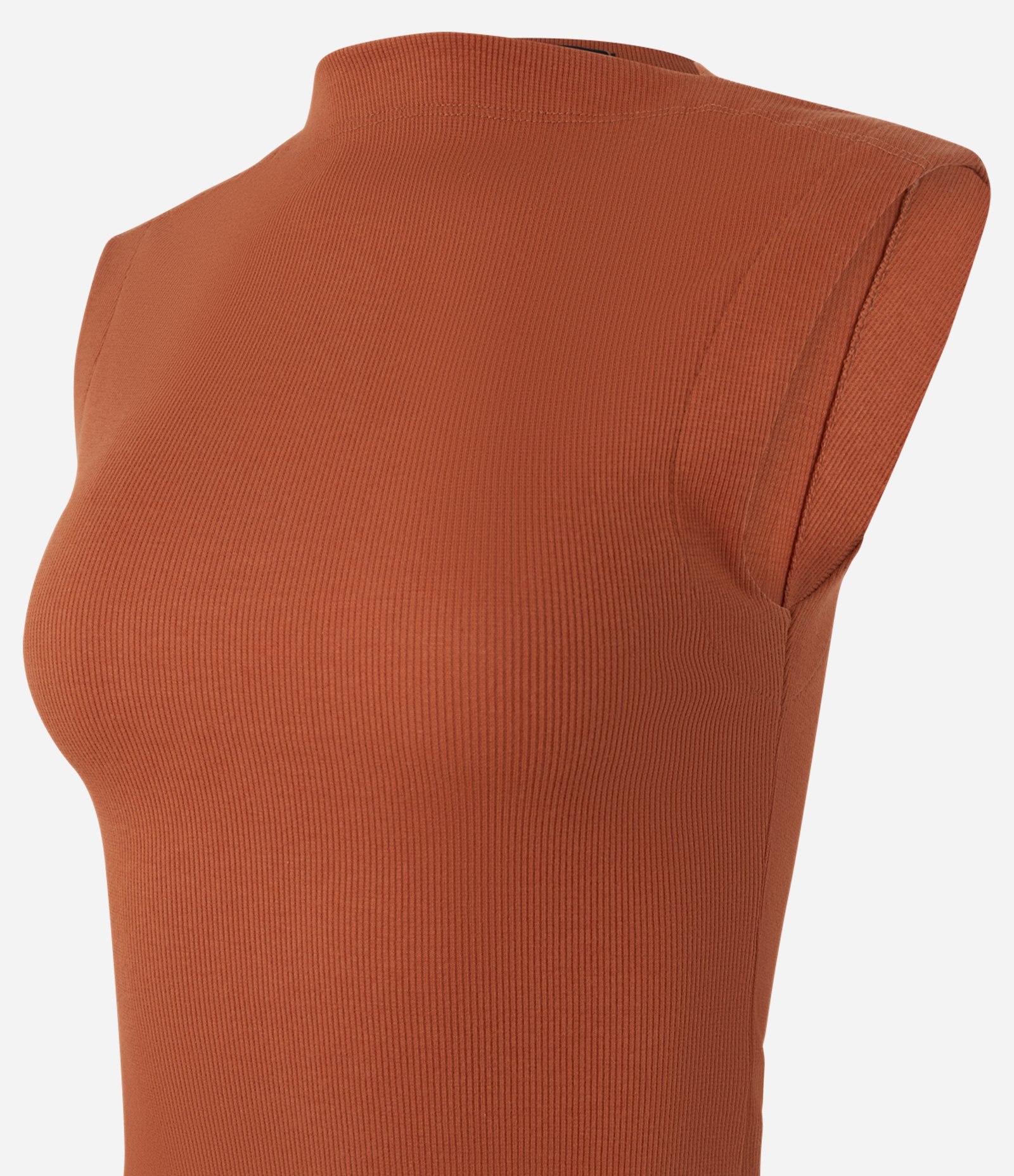 Blusa em Algodão com Gola Canoa Laranja 6