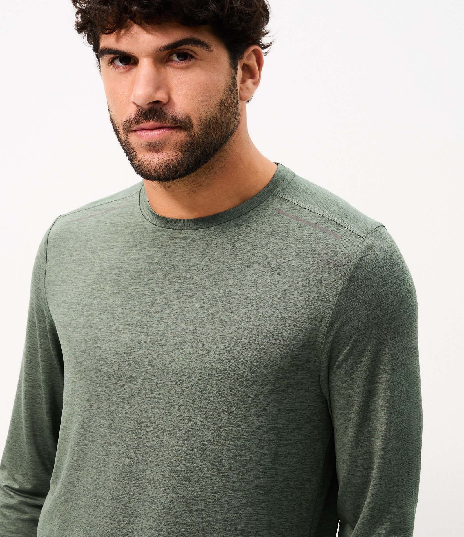 Camiseta Esportiva em Tecnologia Dry em New Pattern Verde 4