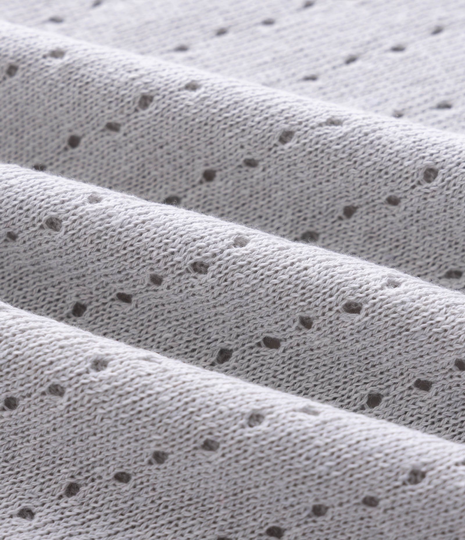 Camiseta Regular Manga Curta Texturizada Cinza 7