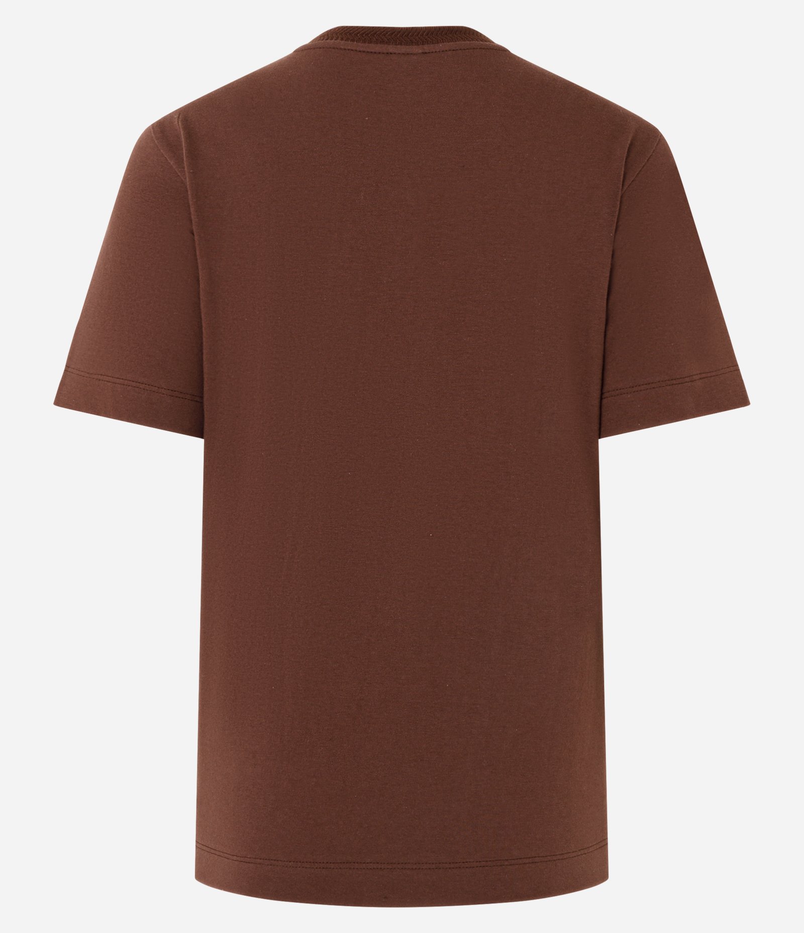 Blusa em Algodão com Bordado de Flor Marrom 3