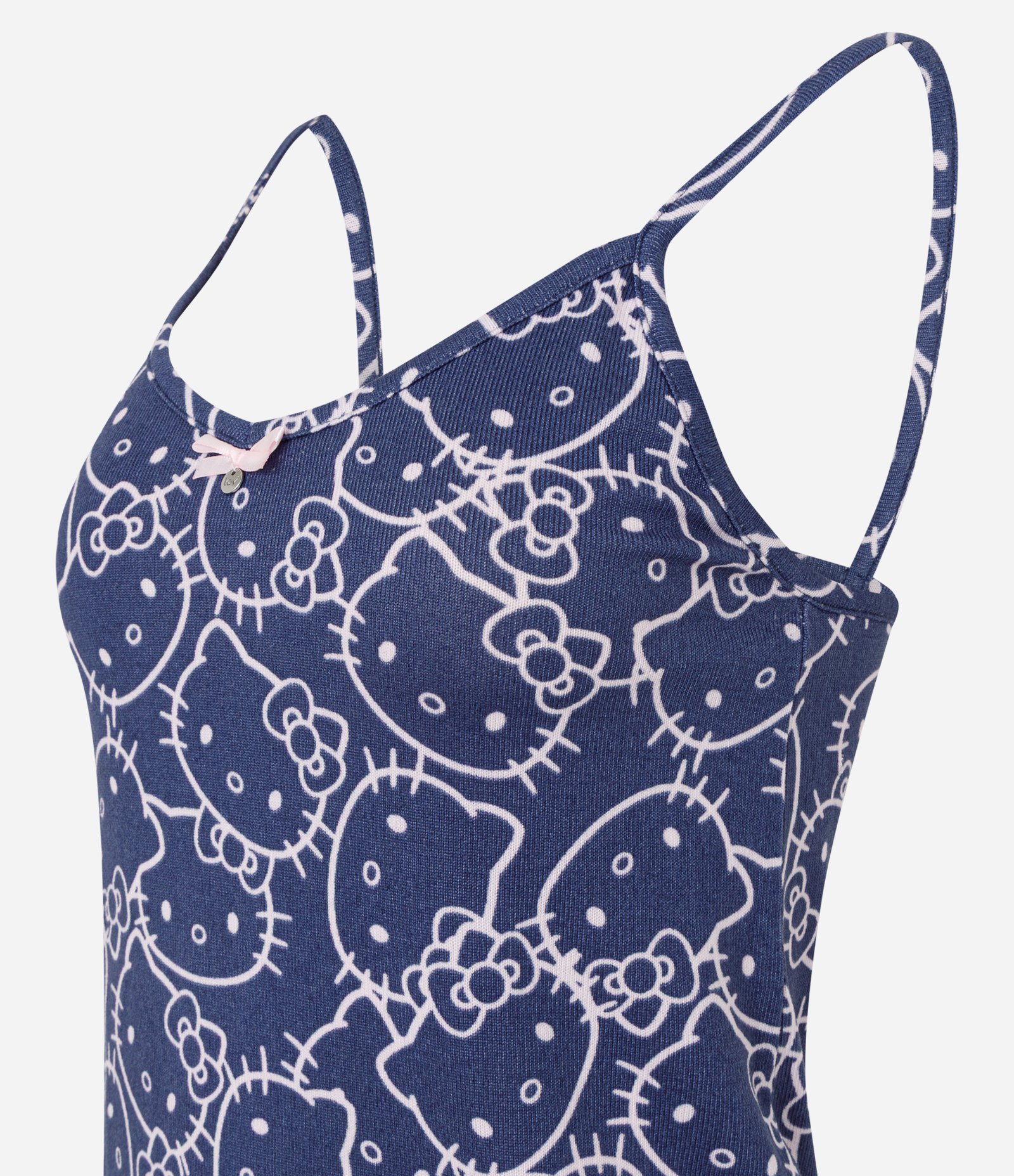 Pijama Short Doll com Estampa Hello Kitty Azul 7