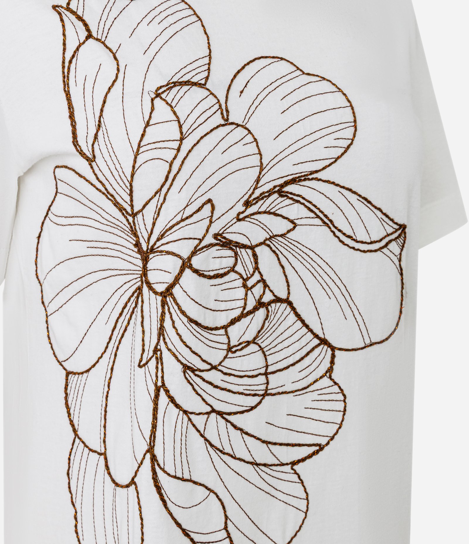 Blusa em Algodão com Bordado de Flor Branco 6