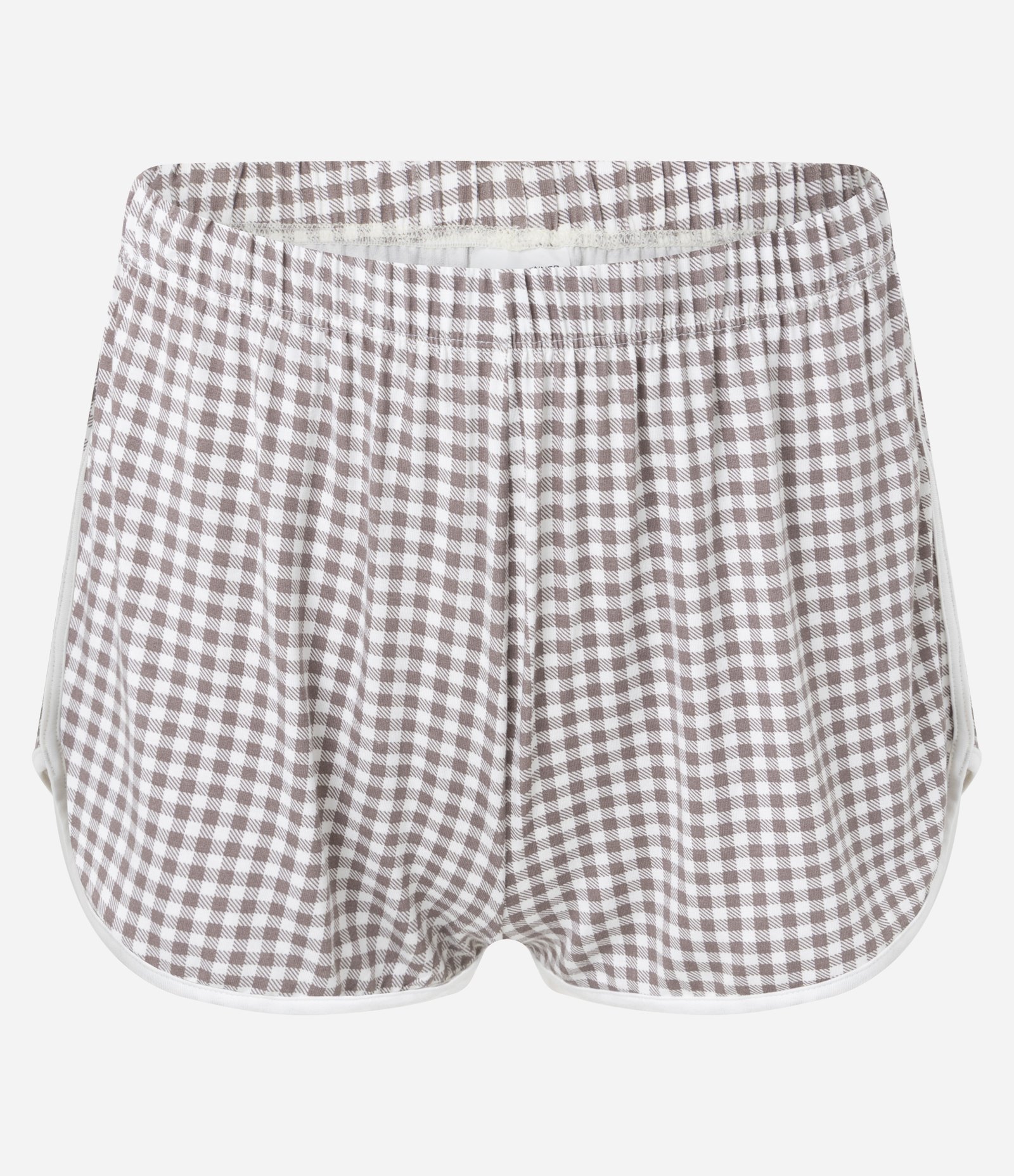 Pijama Curto em Viscolycra com Gatos Estampado Branco 7