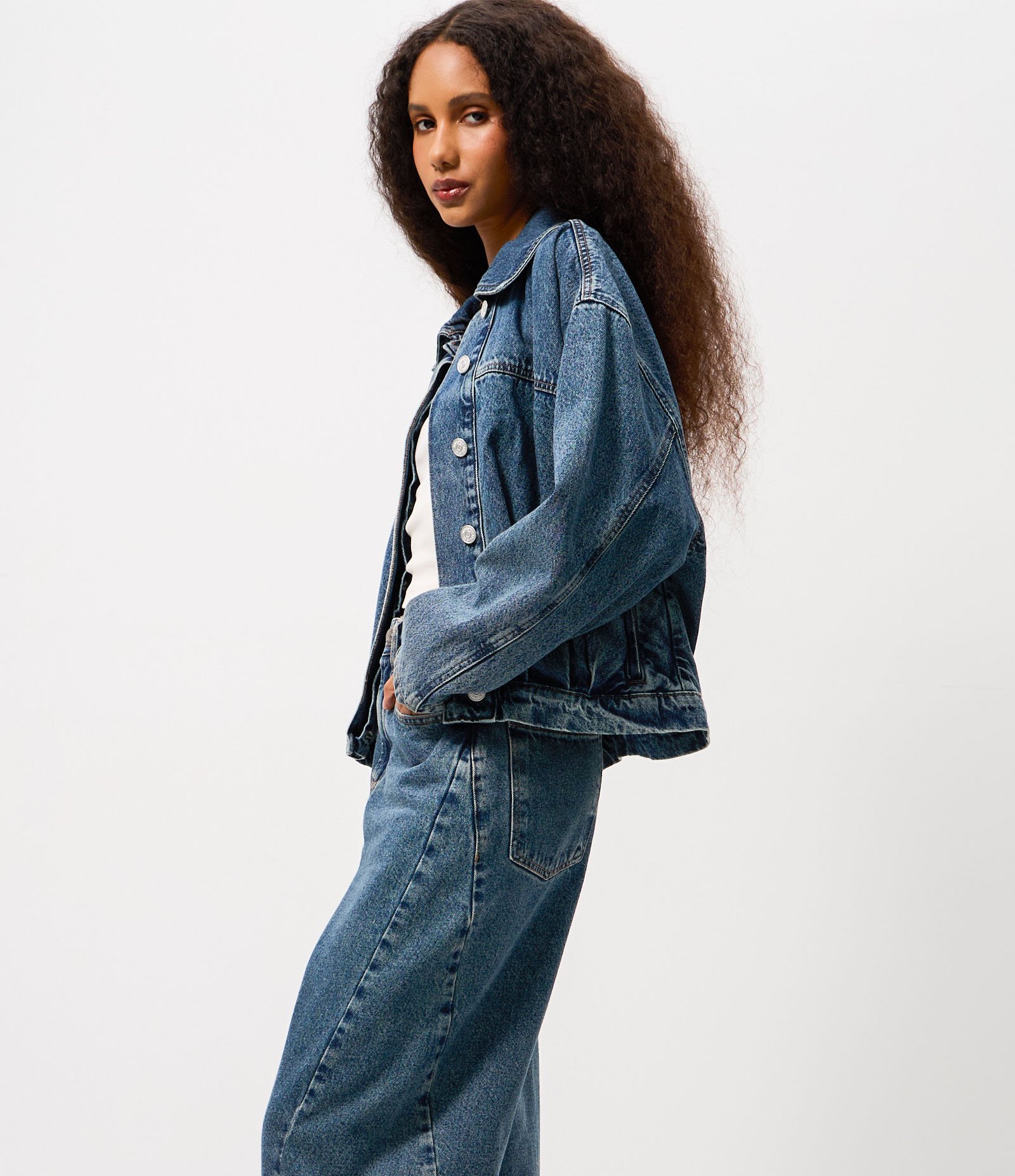 Calça Balloon em Jeans com Cintura Alta Azul 3