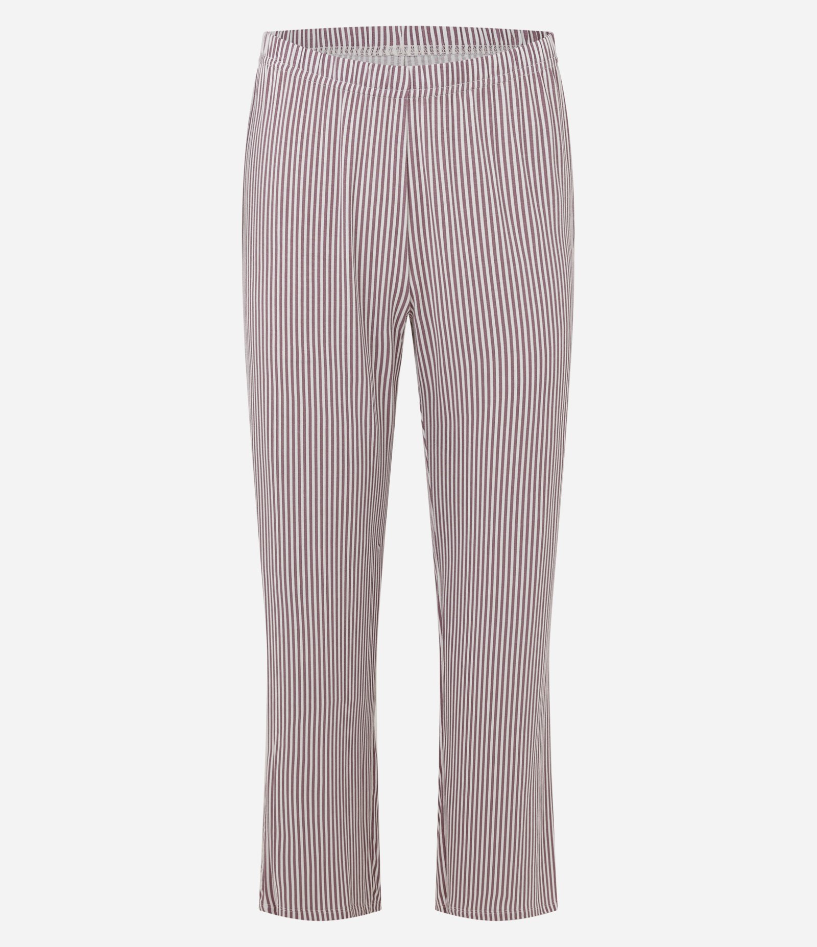 Pijama Longo em Ribana com Gatinho de Strass Branco/Vermelho 4