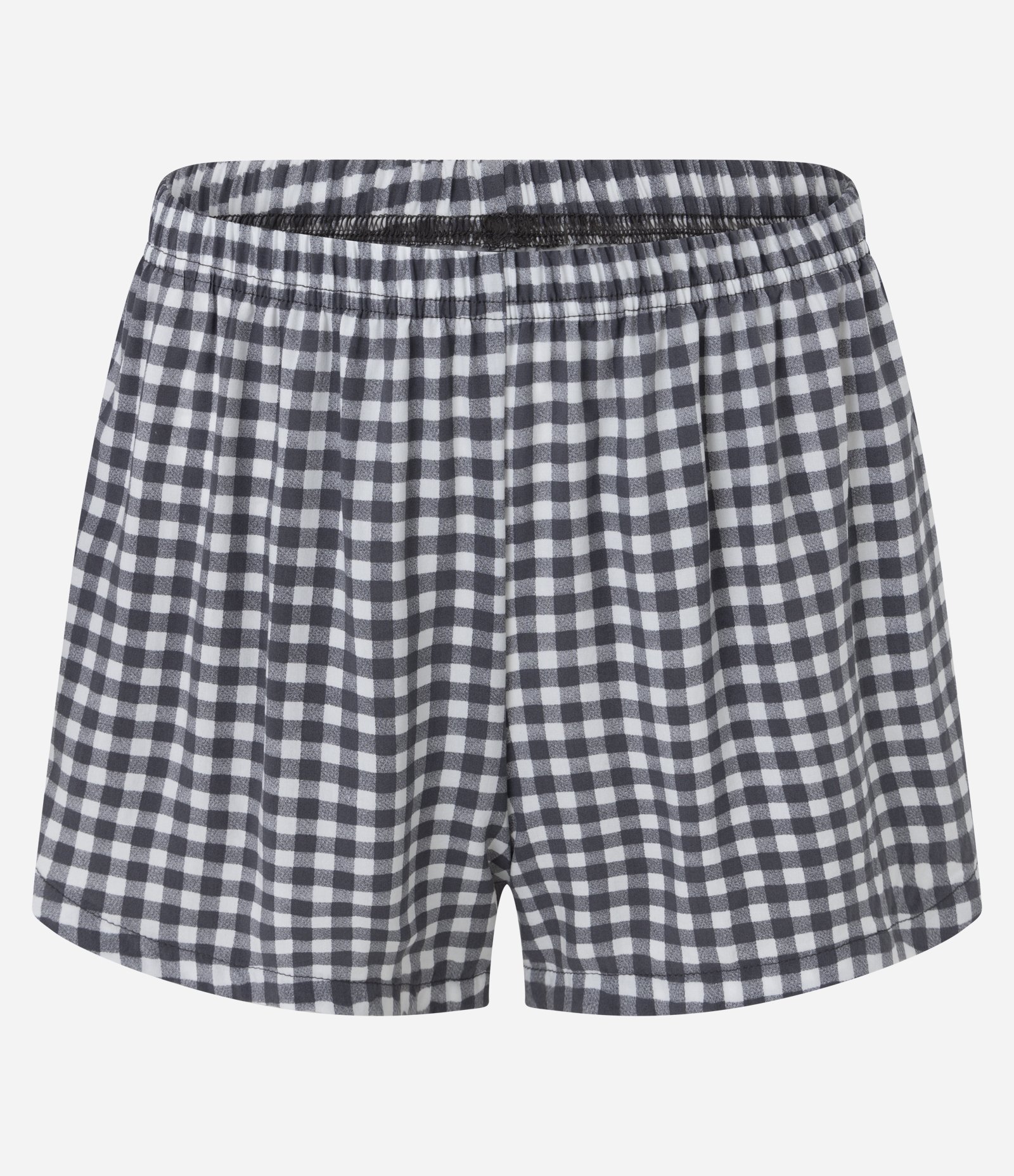Pijama Curto com Estampa Xadrez e Cachorrinho de Balão Branco/Preto 7