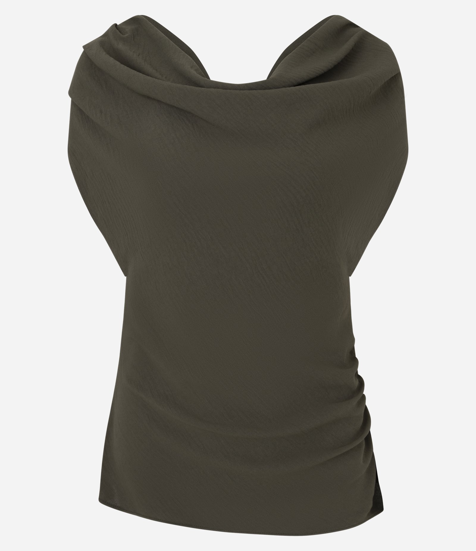 Blusa Ombro a Ombro com Drapeado Verde 5