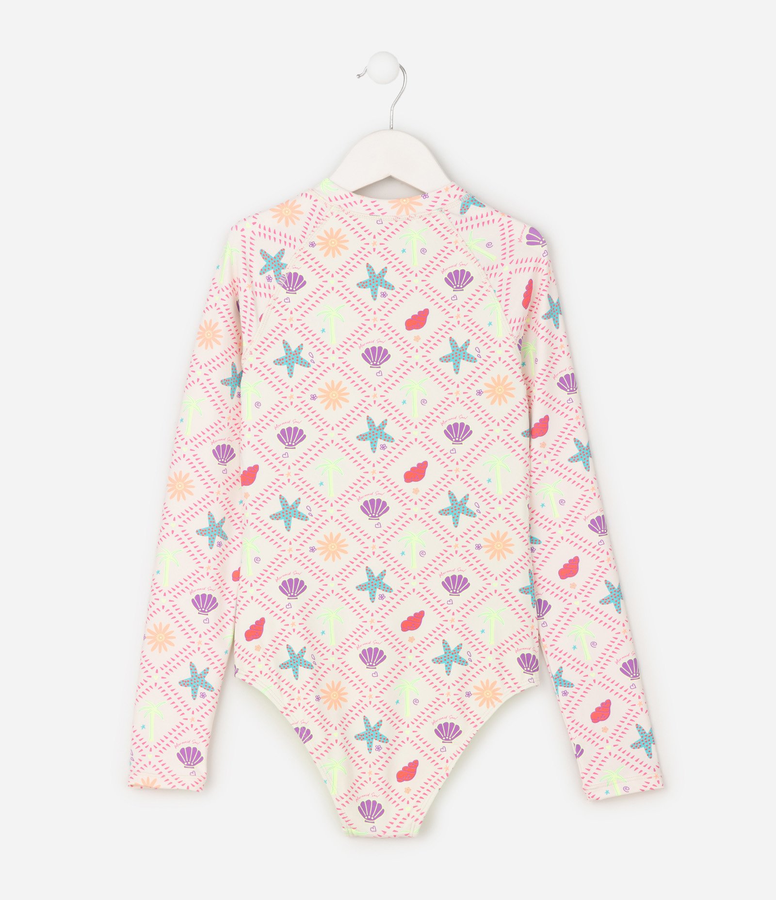 Maio Infantil Praiano Tropical - Tam 5 a 14 Anos Rosa 2