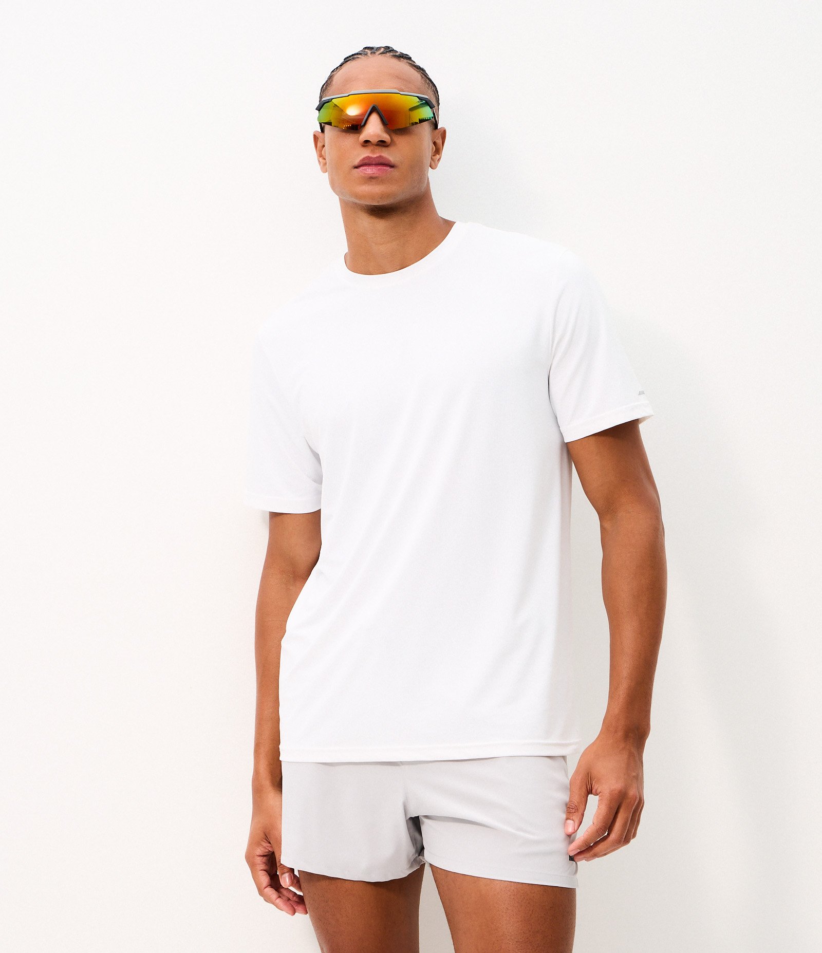 Camiseta Regular Dry em Poliamida Branco 2