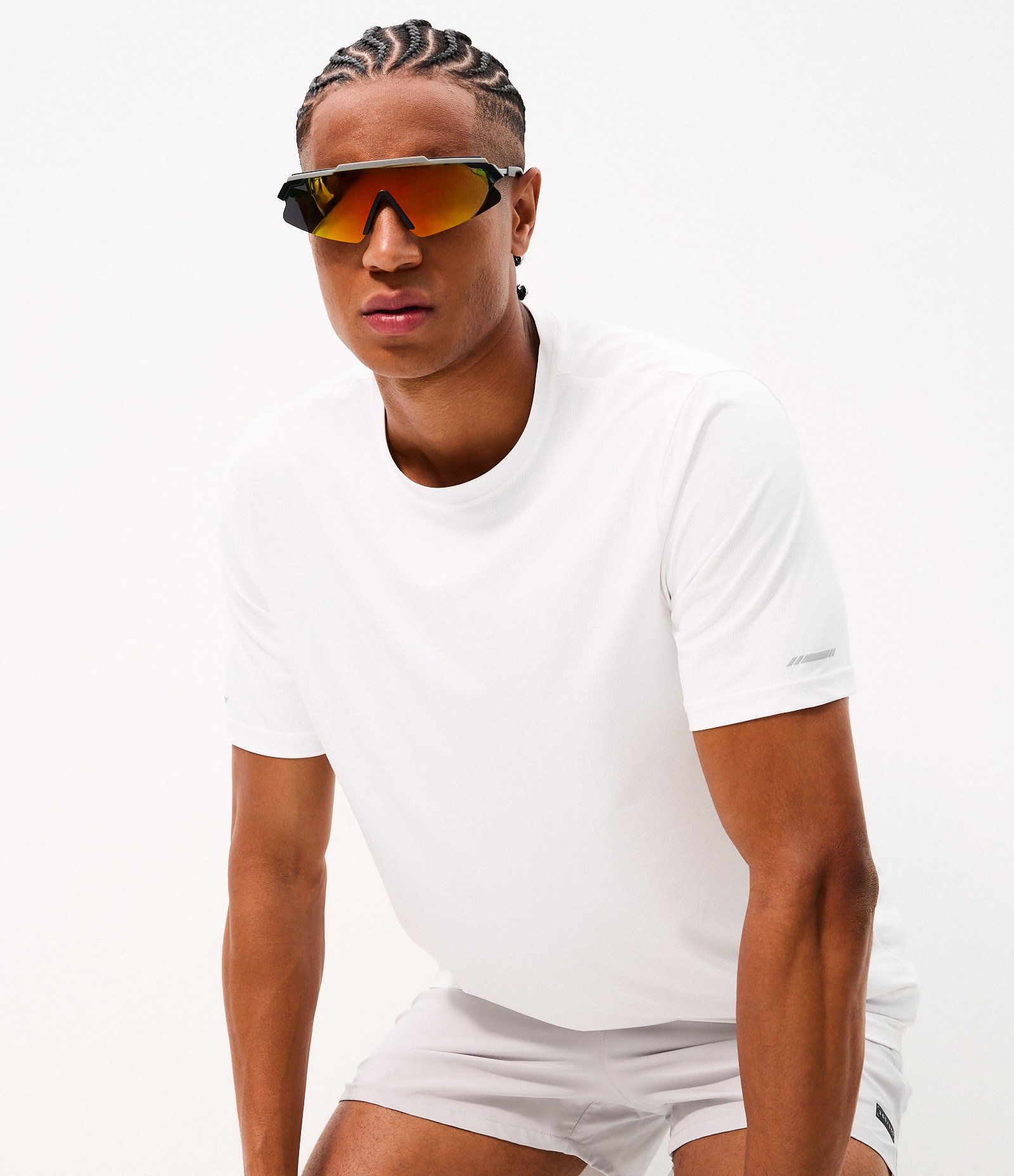 Camiseta Regular Dry em Poliamida Branco 4