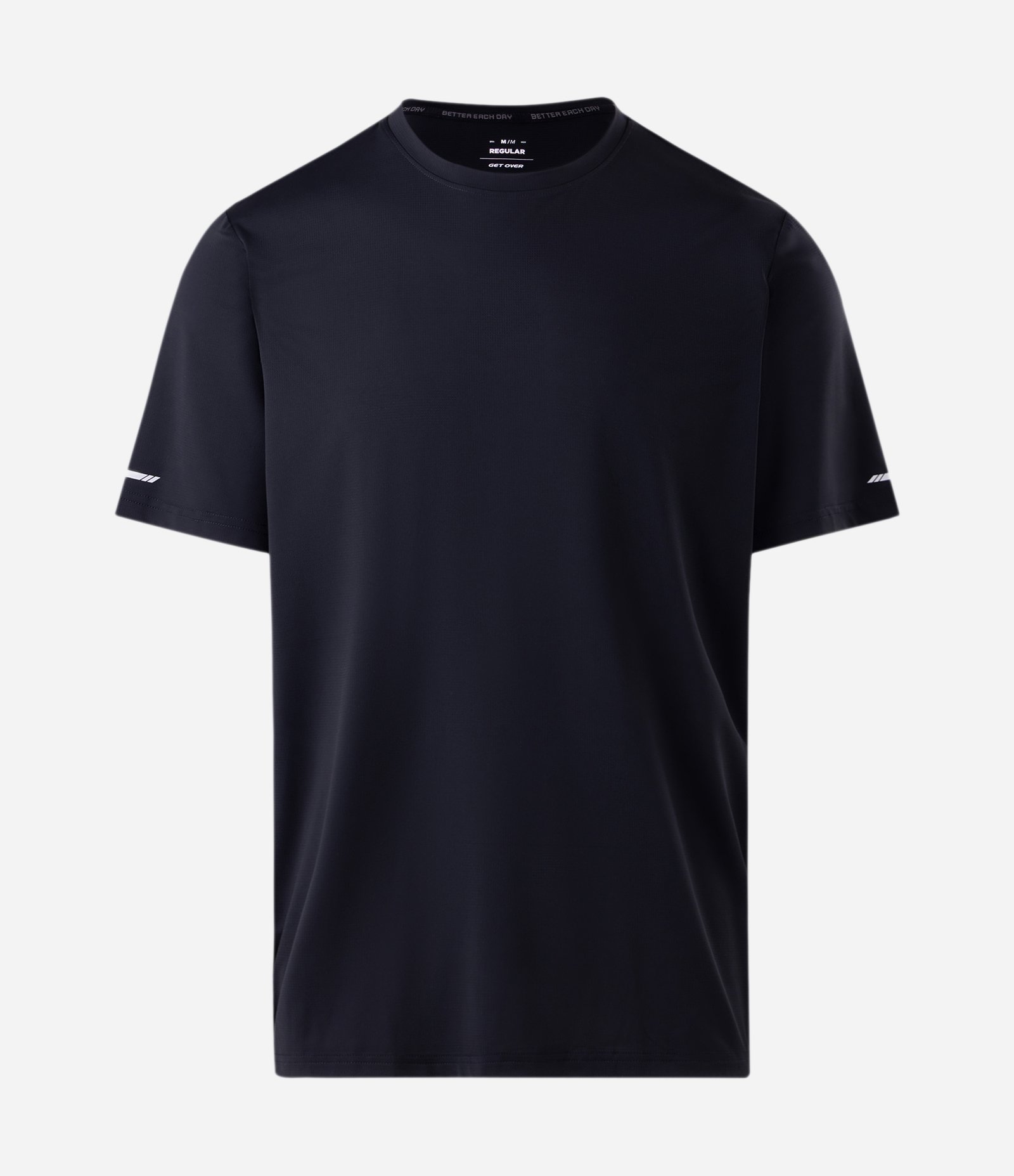 Camiseta Regular Dry em Poliamida Preto 6