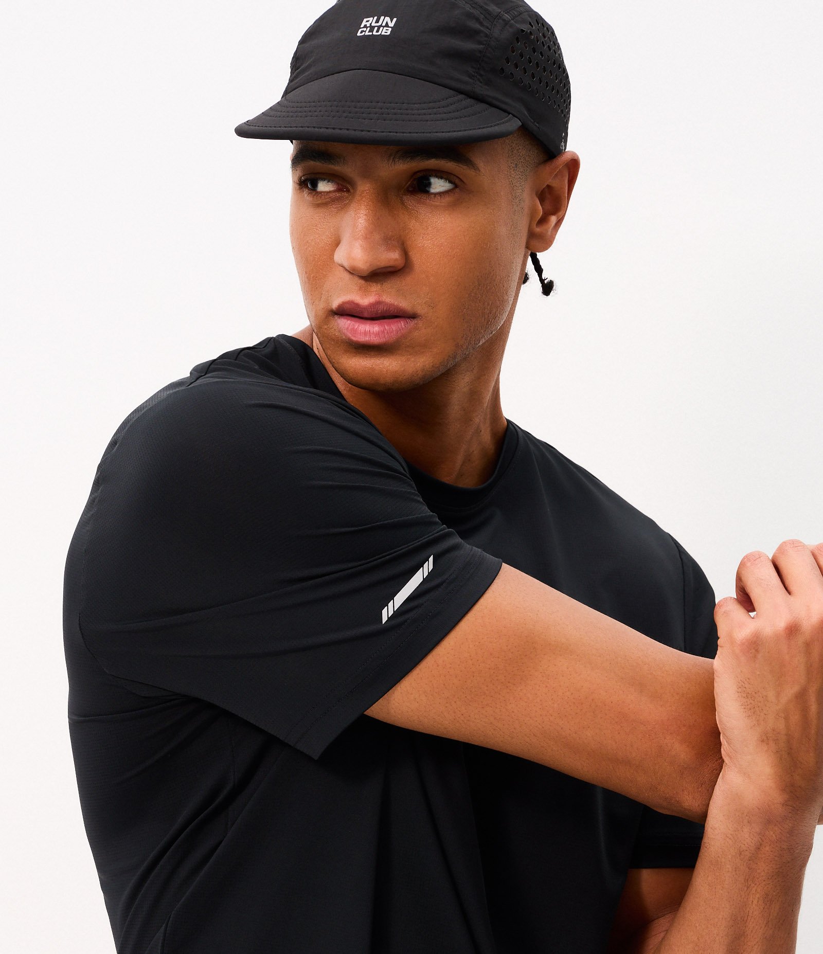 Camiseta Regular Dry em Poliamida Preto 4