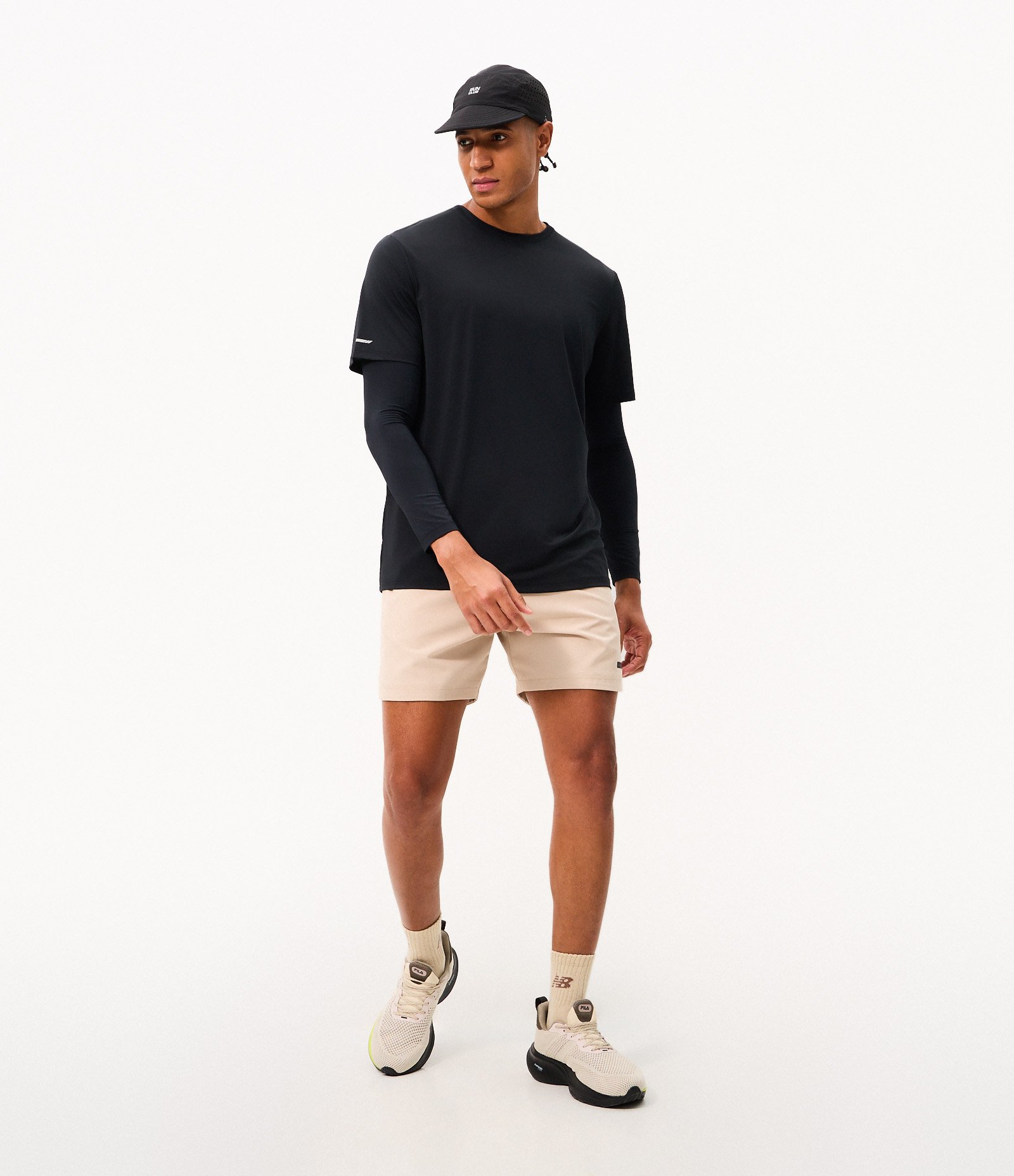 Camiseta Regular Dry em Poliamida Preto 5