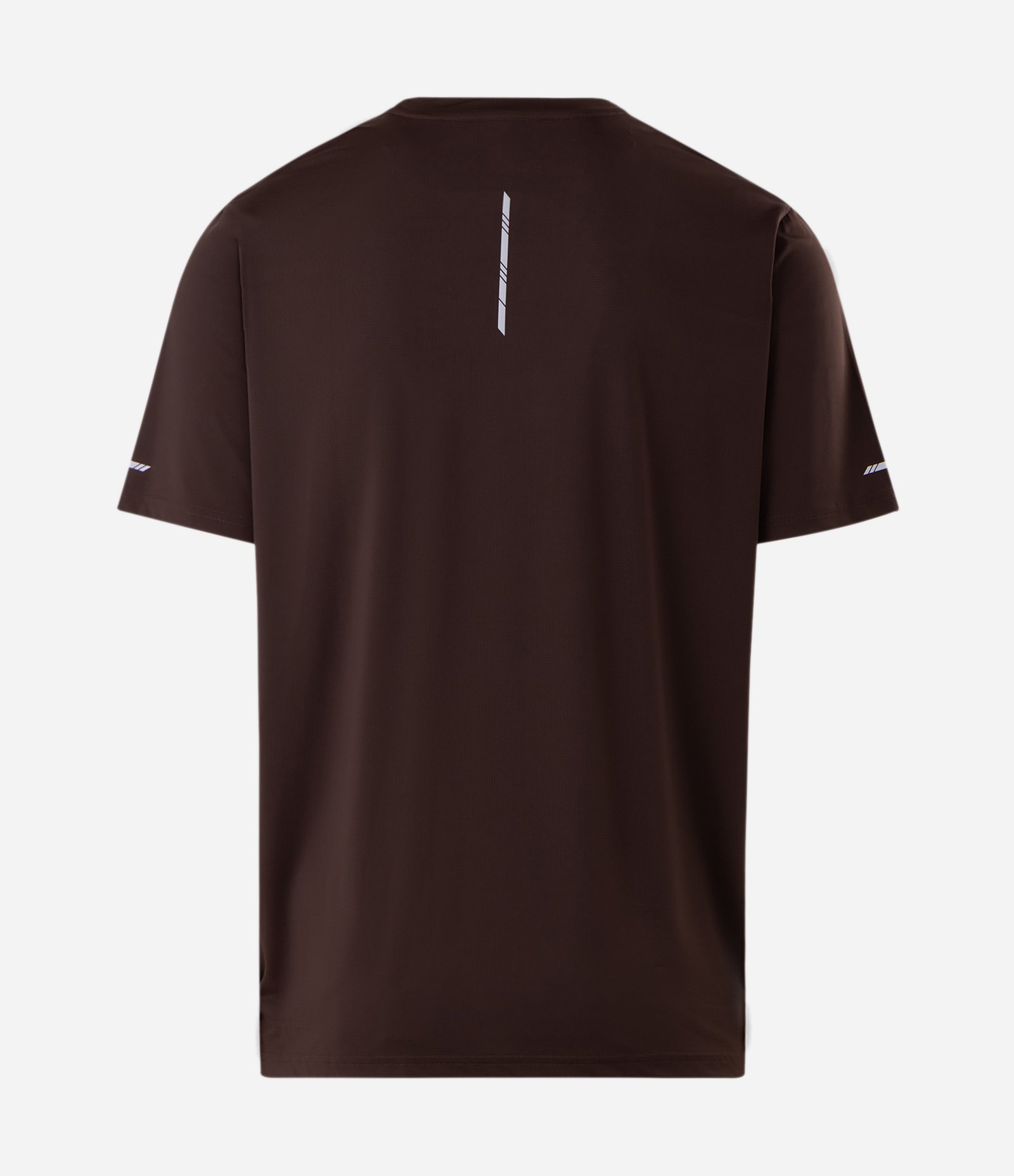 Camiseta Regular Dry em Poliamida Marrom 6