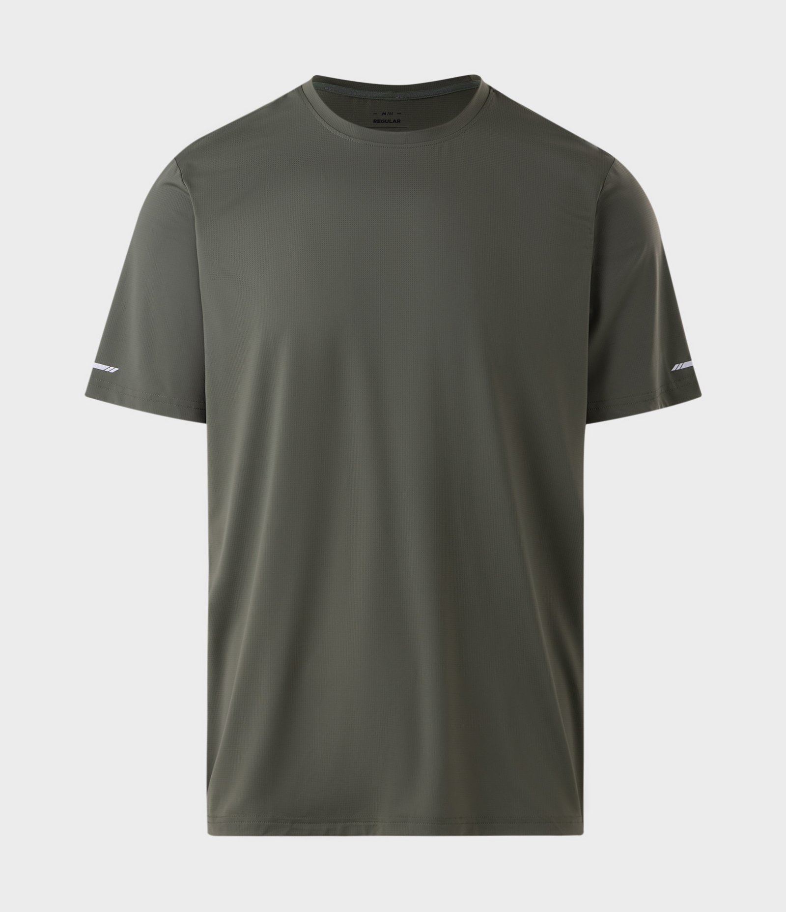 Camiseta Regular Dry em Poliamida Verde 5