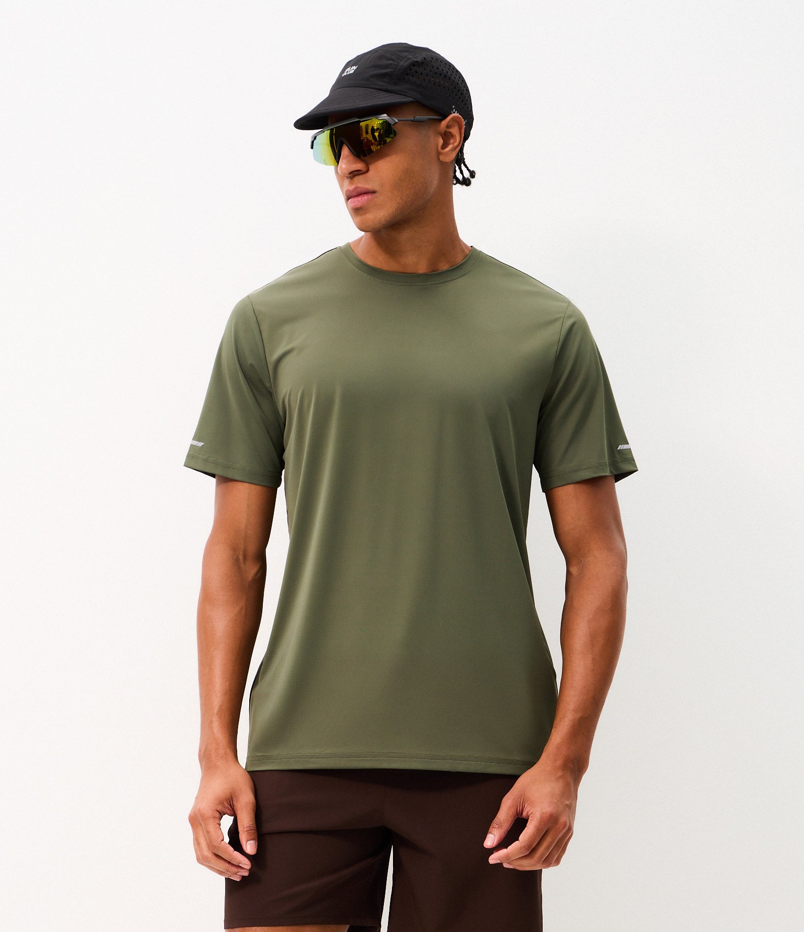 Camiseta Regular Dry em Poliamida Verde 1
