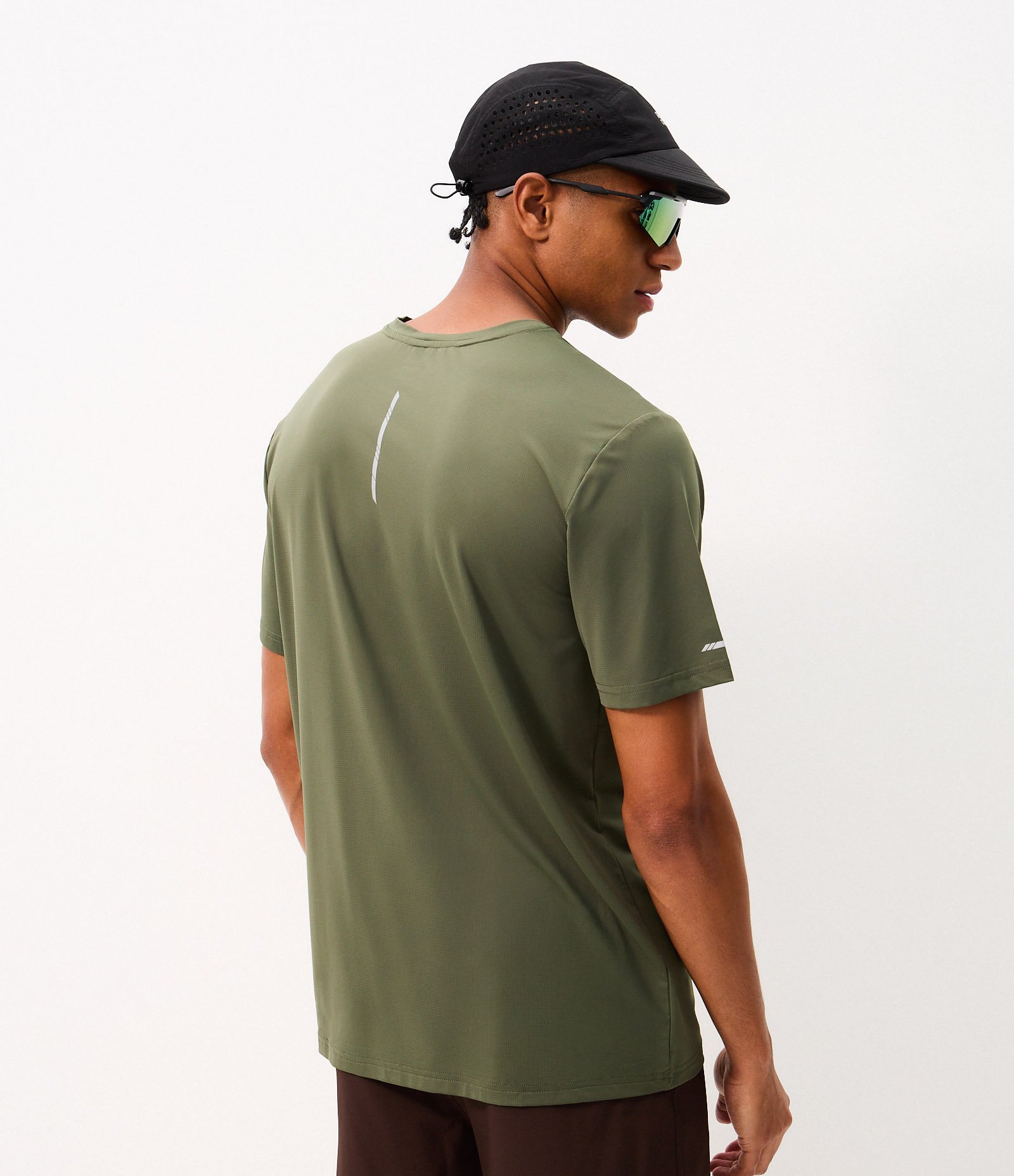 Camiseta Regular Dry em Poliamida Verde 3