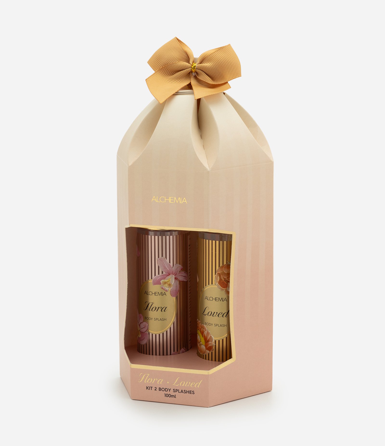 Kit com Dois Body Splash Loved e Flora 100ml Alchemia KIT 1