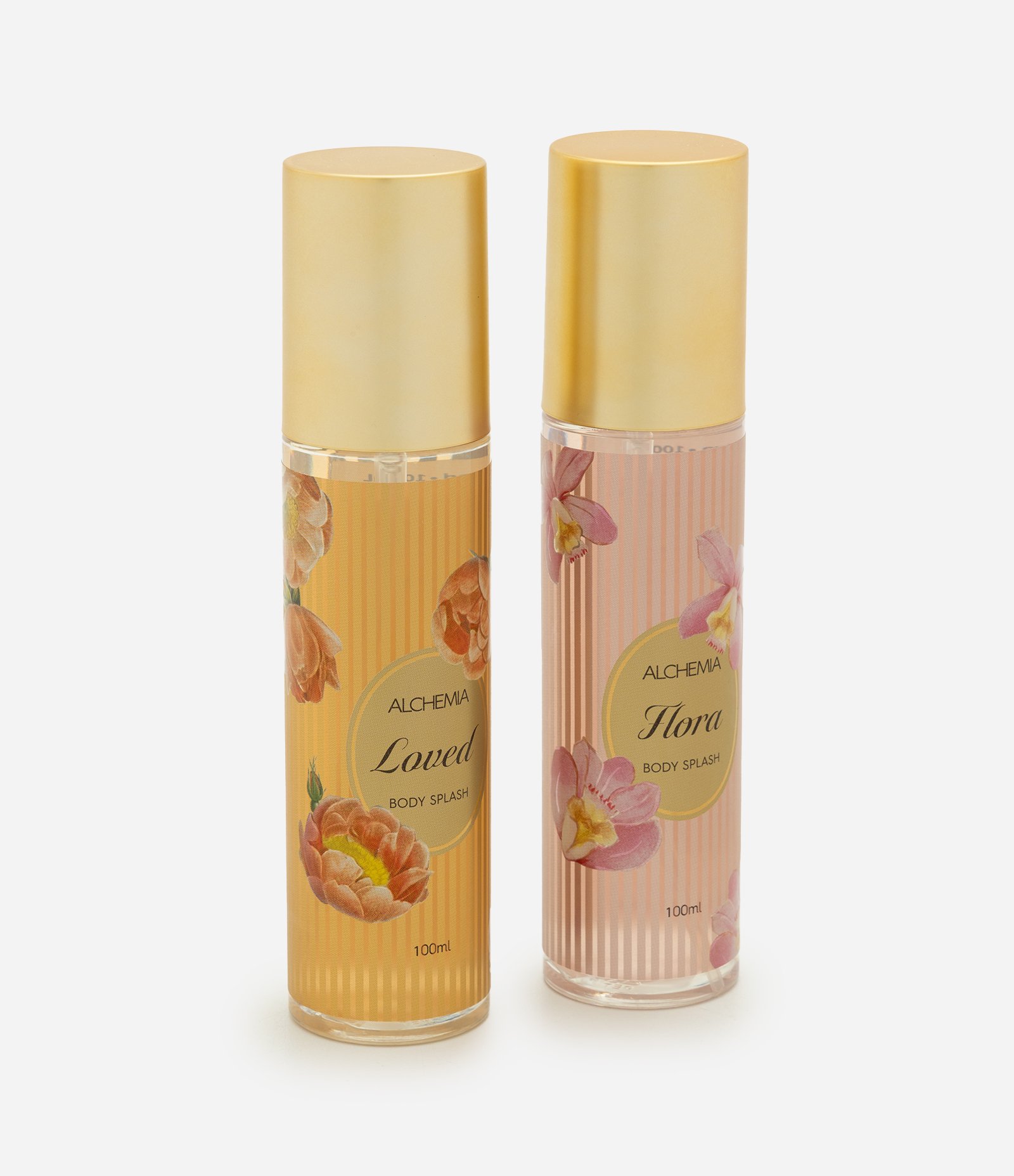 Kit com Dois Body Splash Loved e Flora 100ml Alchemia KIT 4