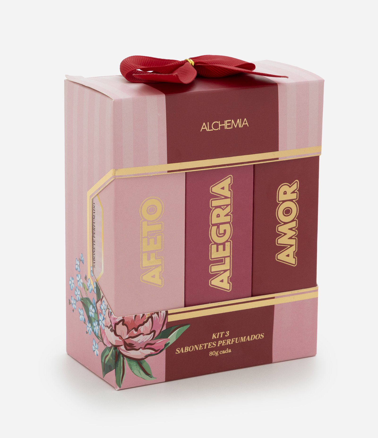 Kit 3 Sabonetes Perfumados Alchemia Afeto 80g KIT 1