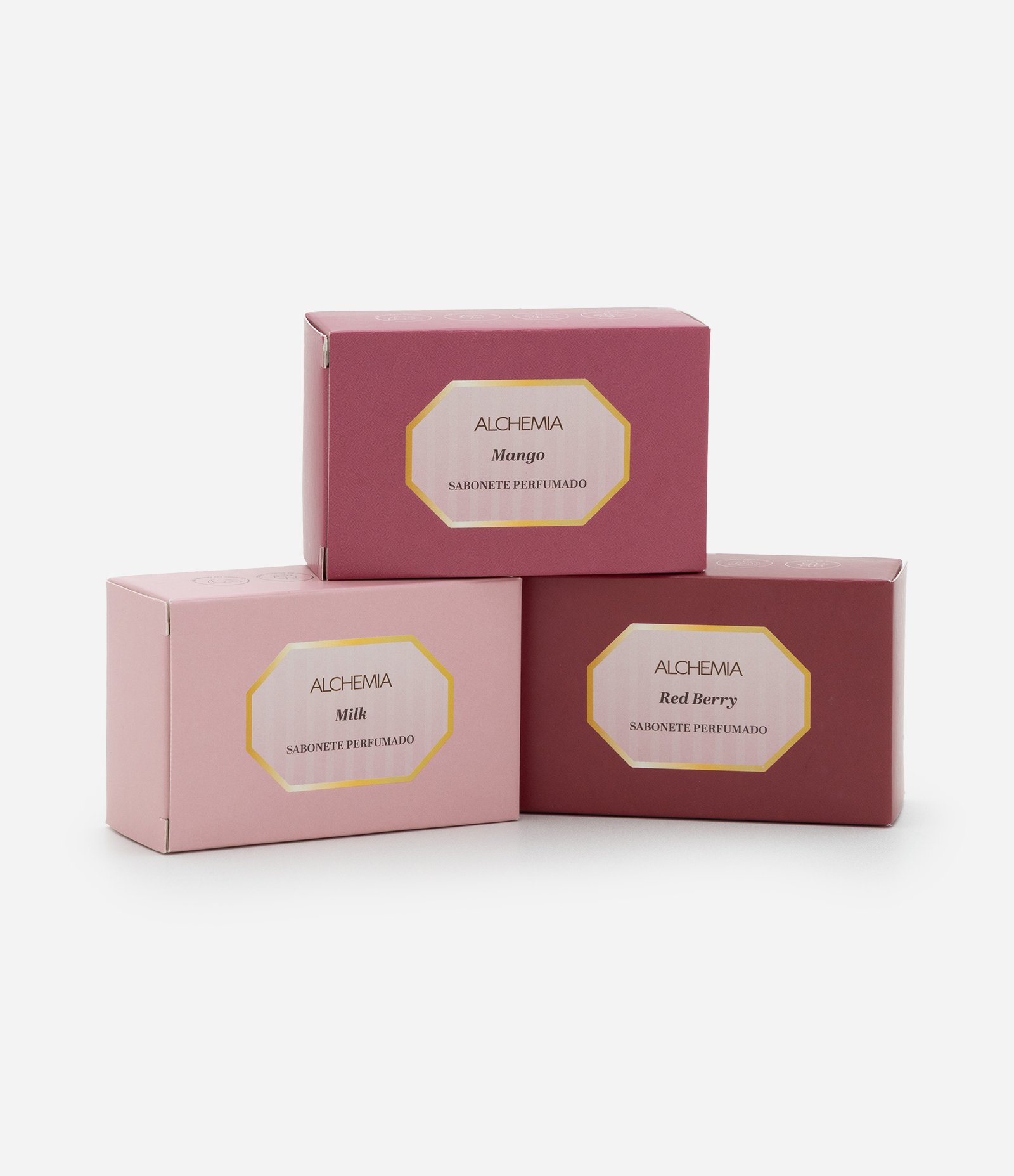 Kit 3 Sabonetes Perfumados Alchemia Afeto 80g KIT 4