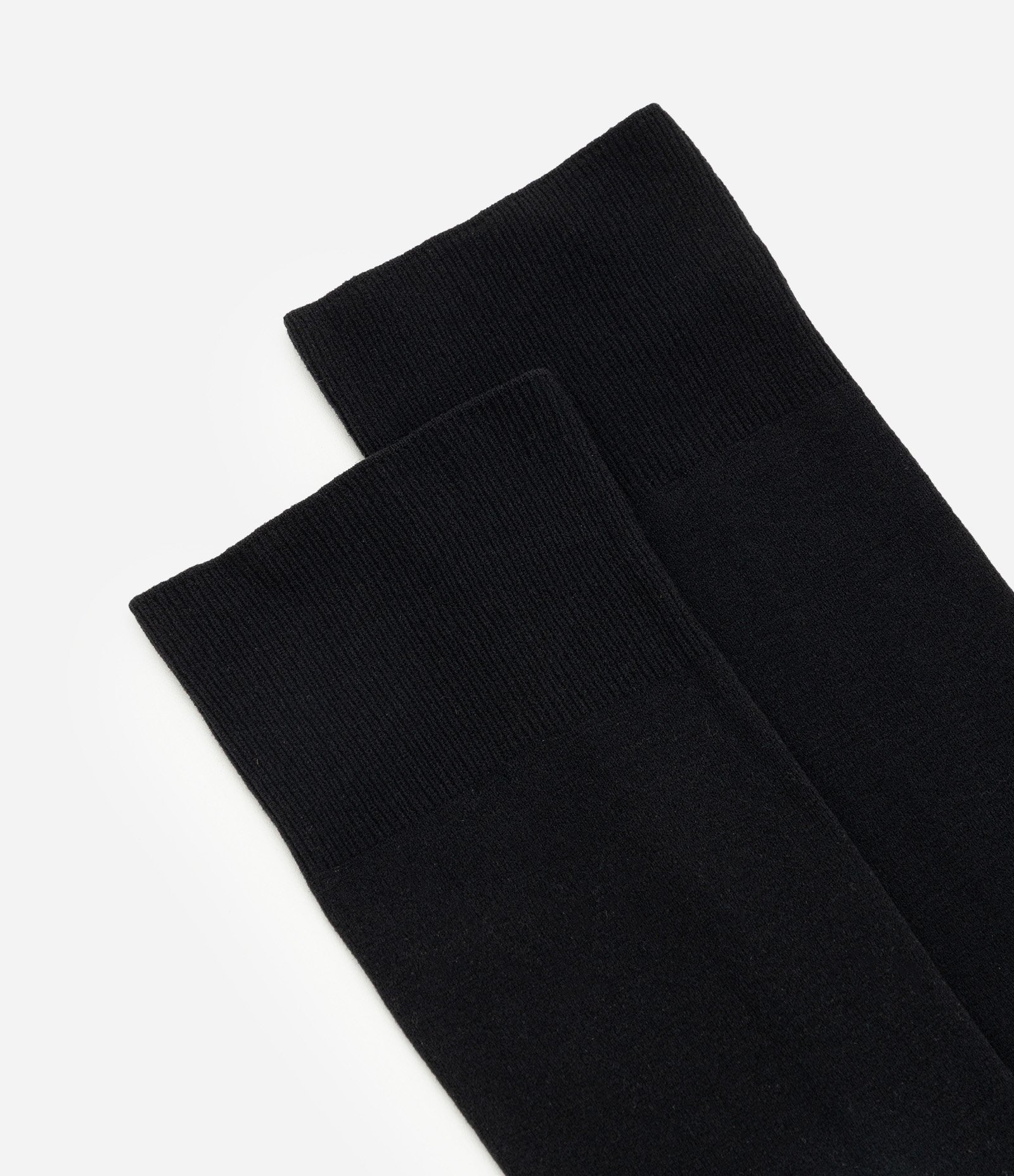 Meia Cano Longo Individual Poliamida Liso social VK_FW26_TRD_0001 Preto 2