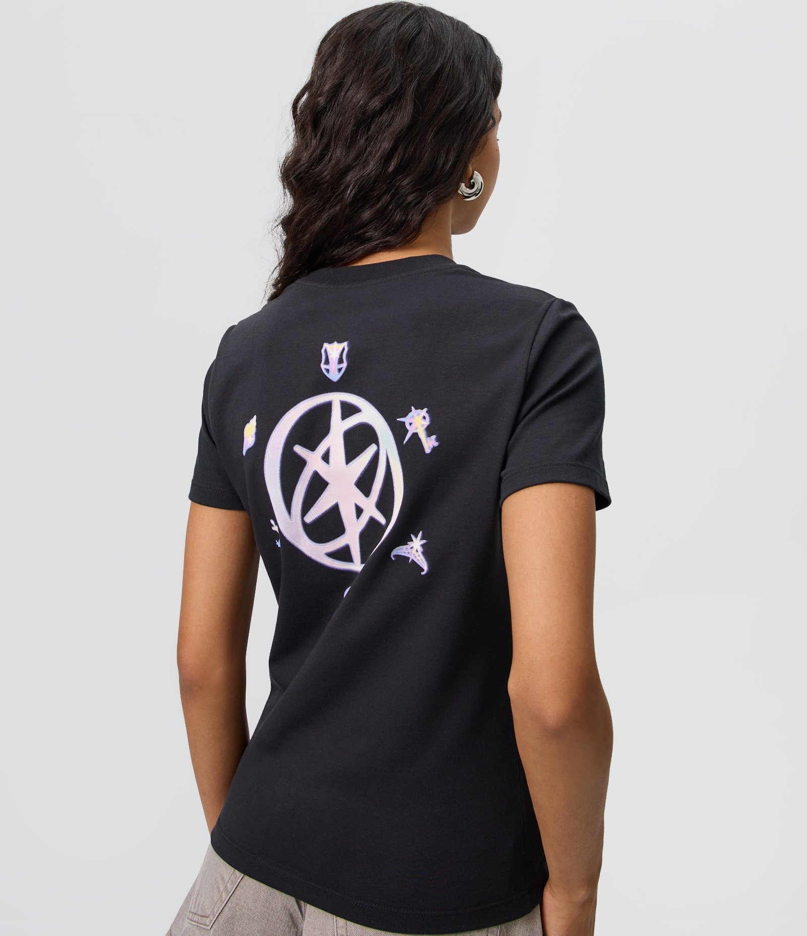 Camiseta em Algodão com Estampa Katseye com Lettering Preto 3