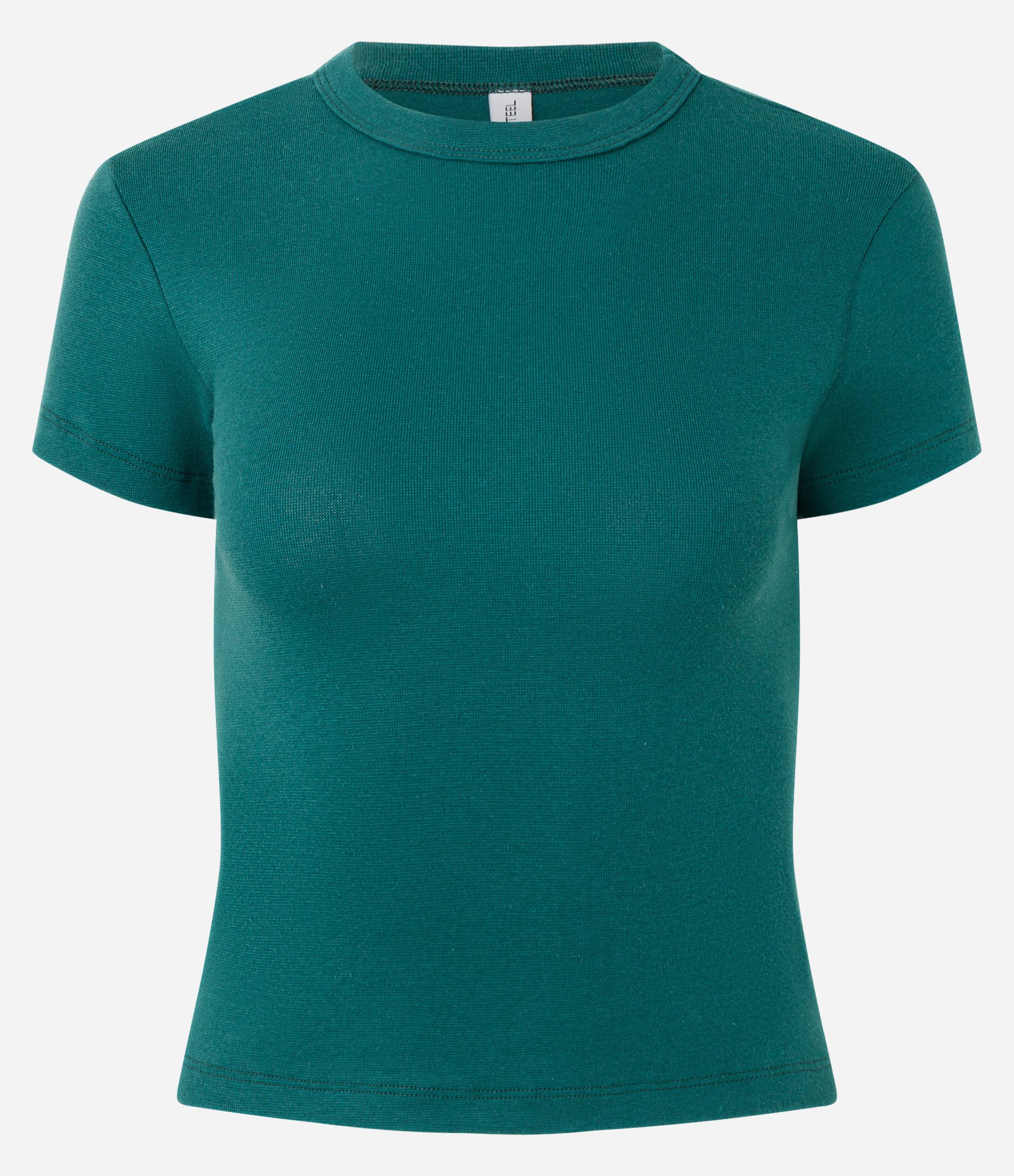 Blusa Justinha em Algodão com Mangas Curtas Verde 4