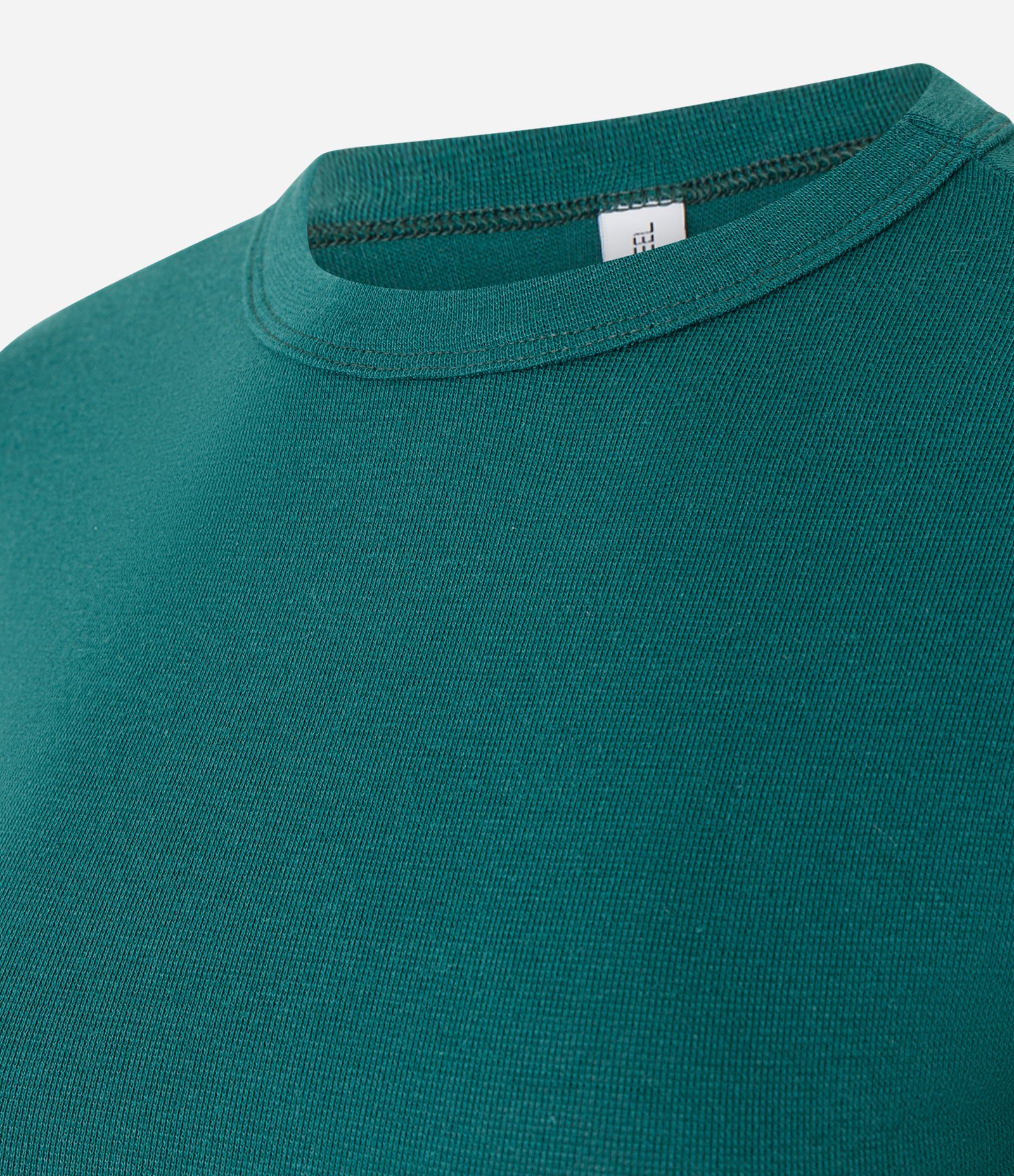 Blusa Justinha em Algodão com Mangas Curtas Verde 5