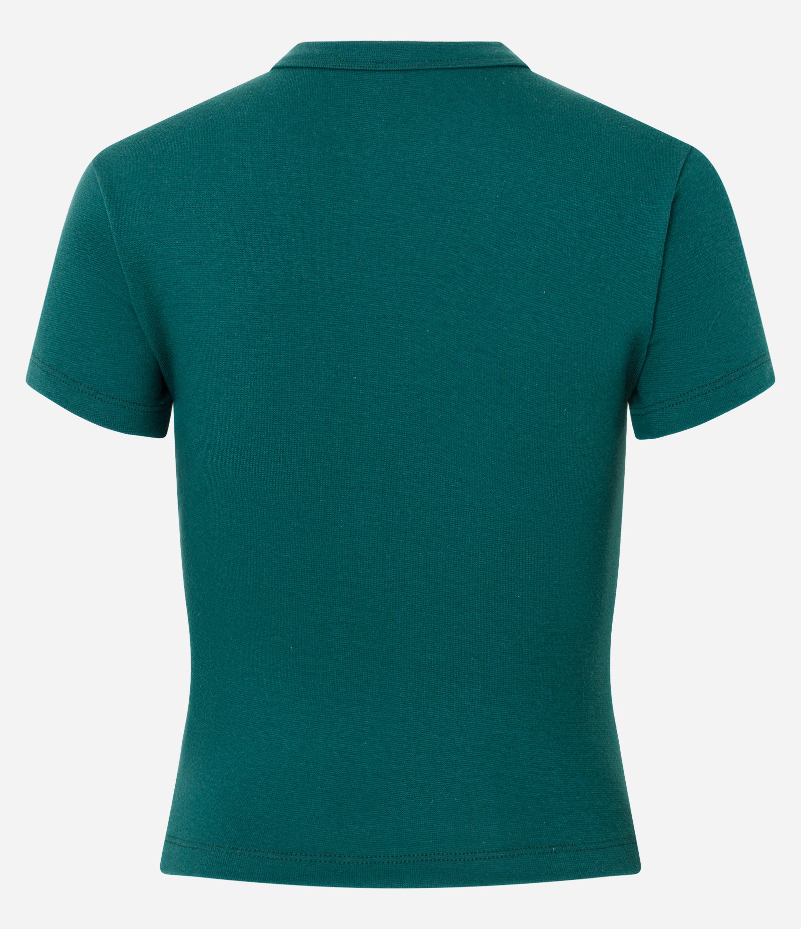 Blusa Justinha em Algodão com Mangas Curtas Verde 6