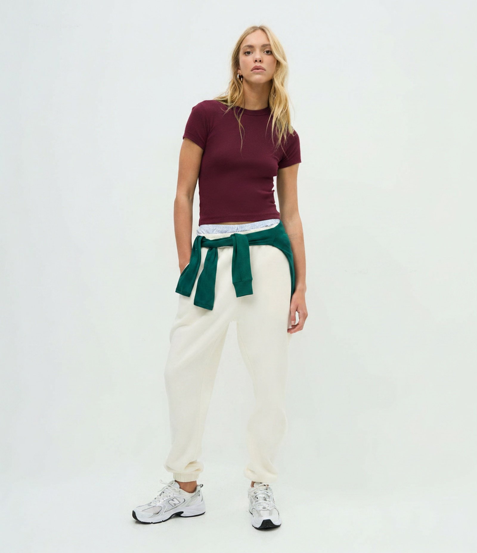 Blusa Justinha em Algodão com Mangas Curtas Roxo 1