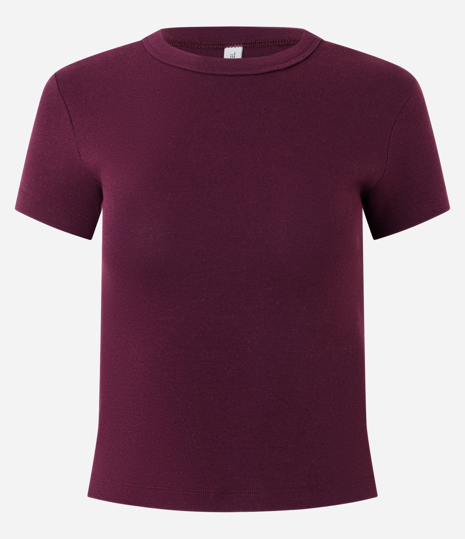 Blusa Justinha em Algodão com Mangas Curtas Roxo 2