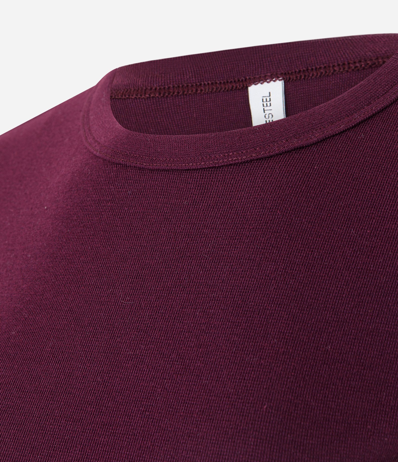 Blusa Justinha em Algodão com Mangas Curtas Roxo 3