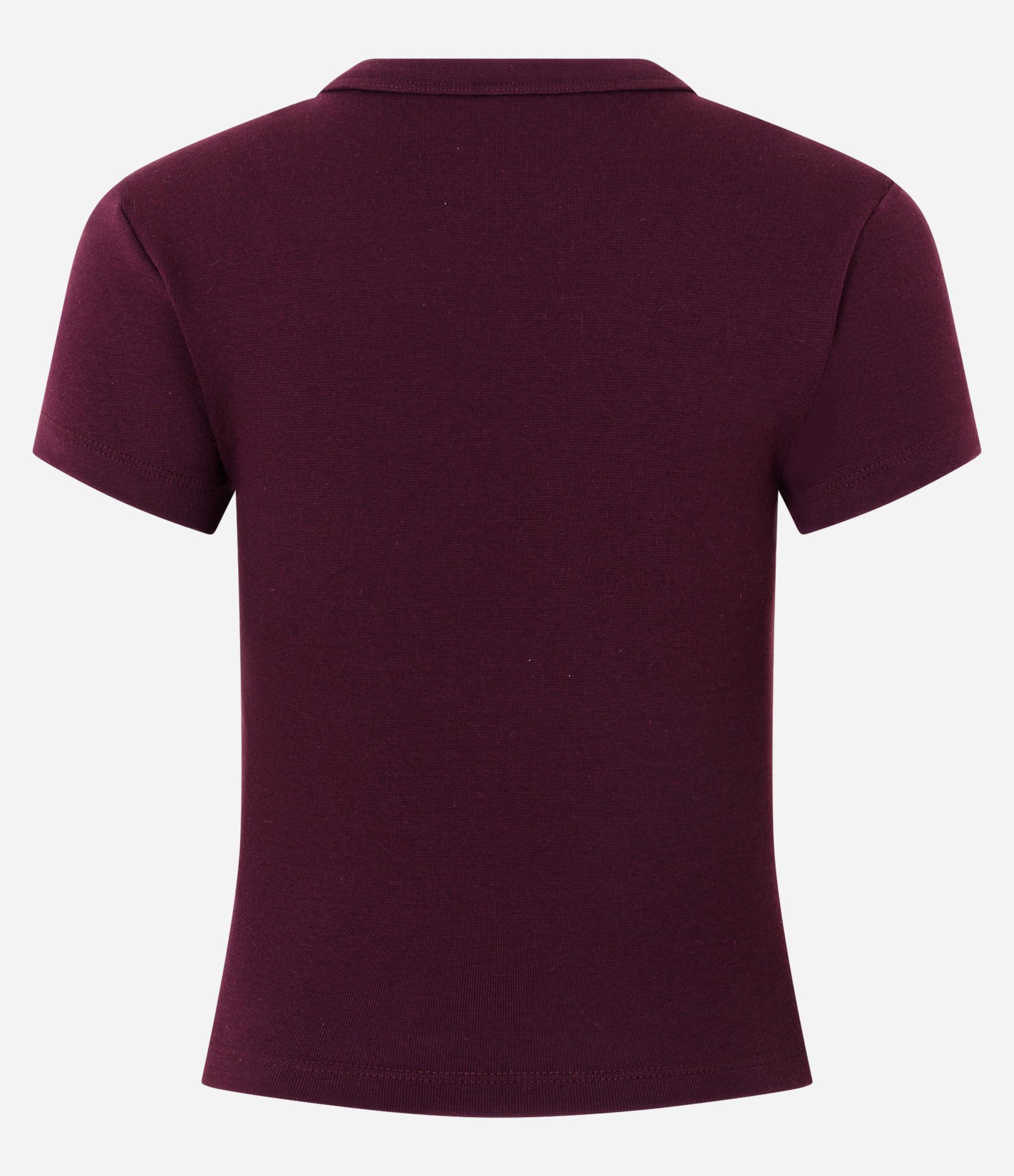 Blusa Justinha em Algodão com Mangas Curtas Roxo 4