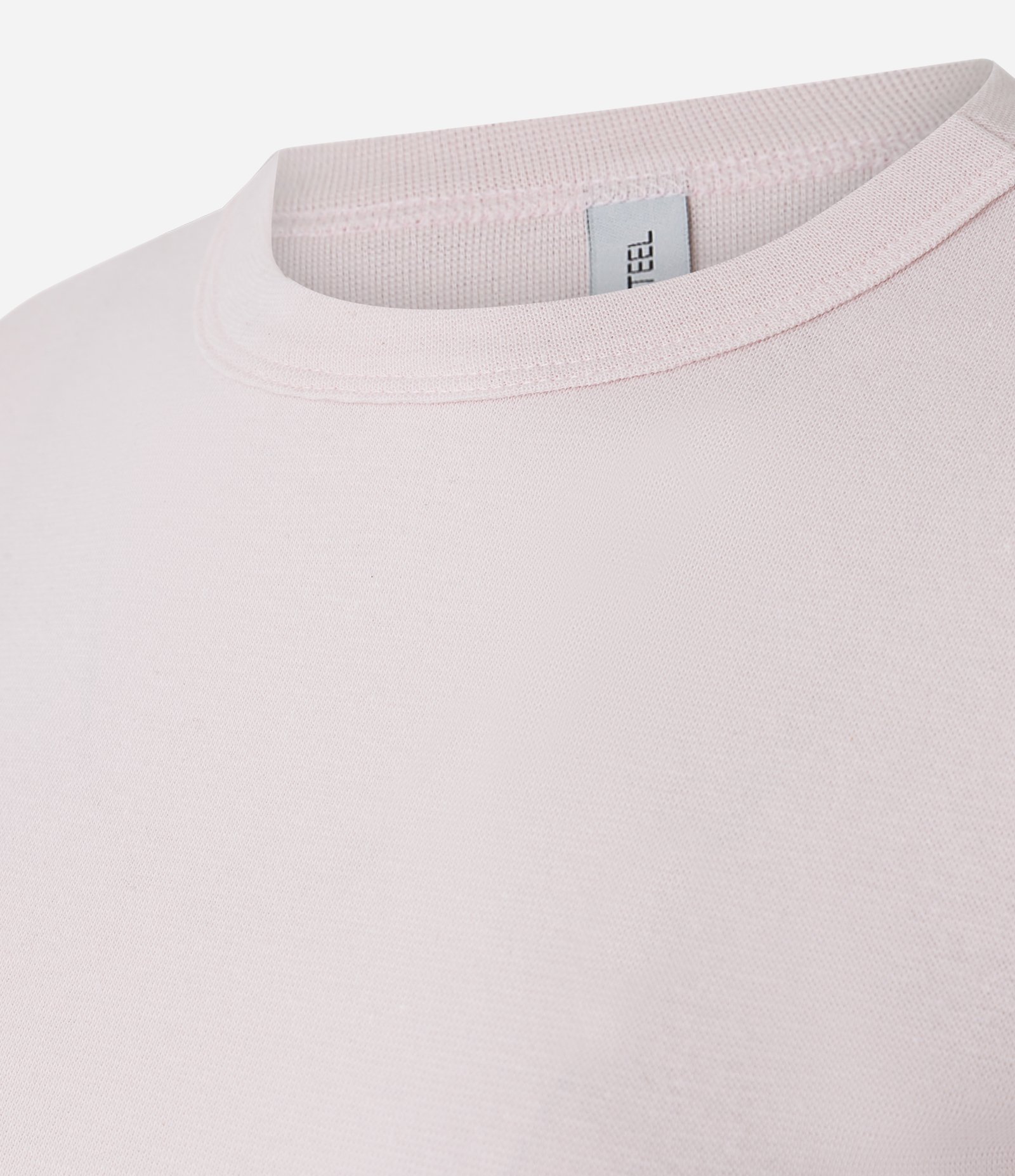 Blusa Justinha em Algodão com Mangas Curtas Rosa Claro 3