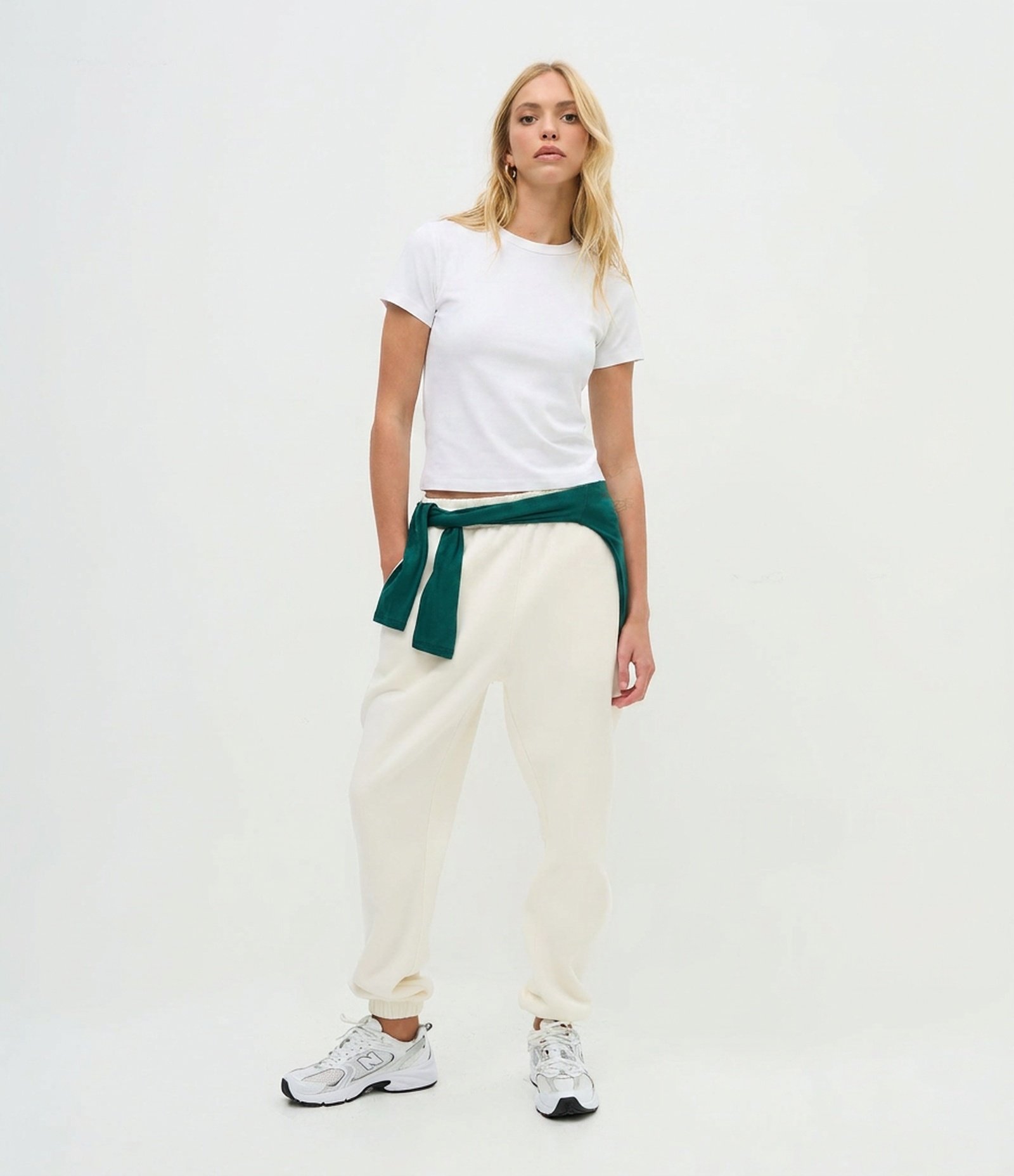Blusa Justinha em Algodão com Mangas Curtas Branco 1