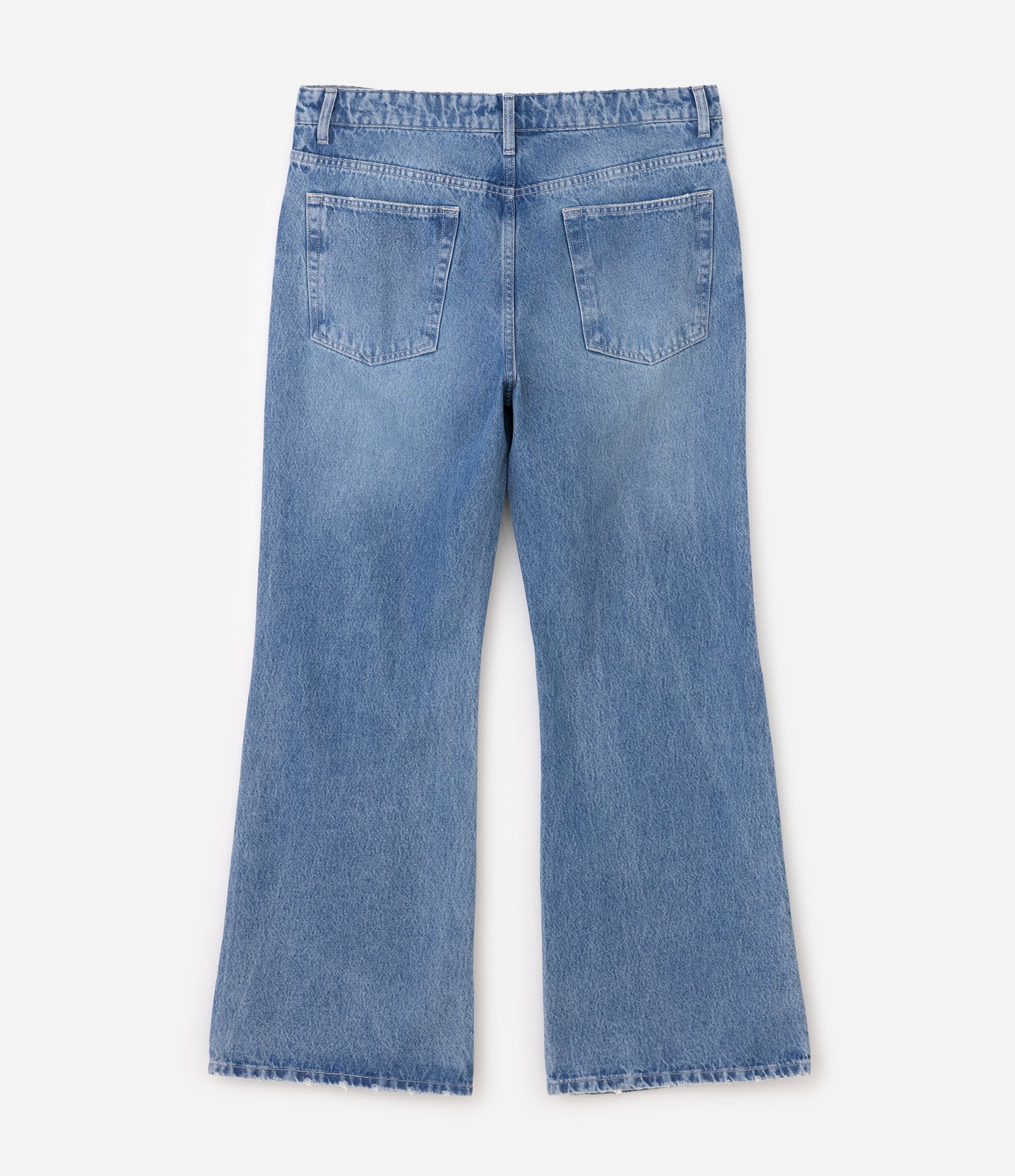 Calça Jeans Baggy Flare Azul 5
