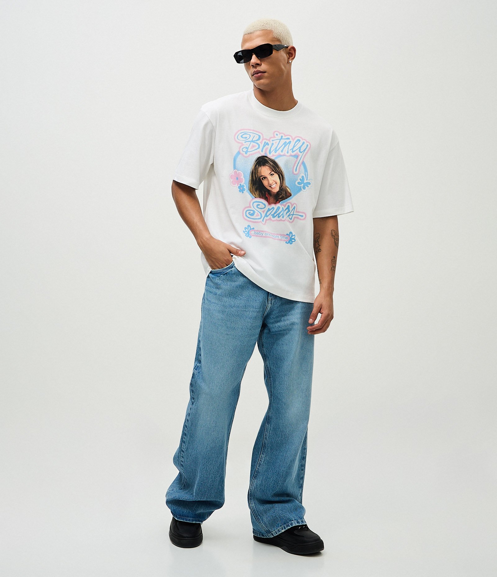 Calça Jeans Baggy Flare Azul 1