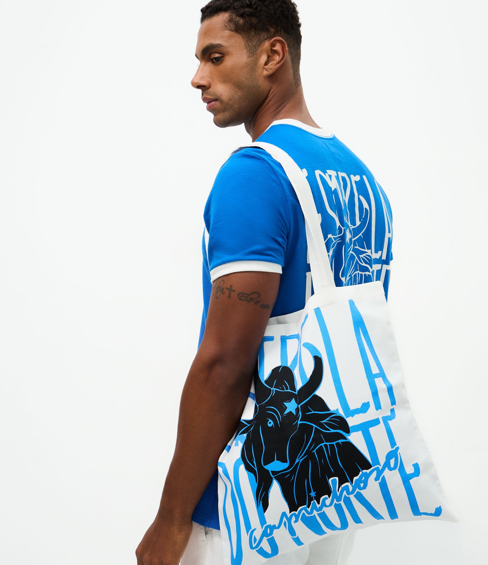 Ecobag com Estampa Boi Caprichoso e Lettering Off White 1