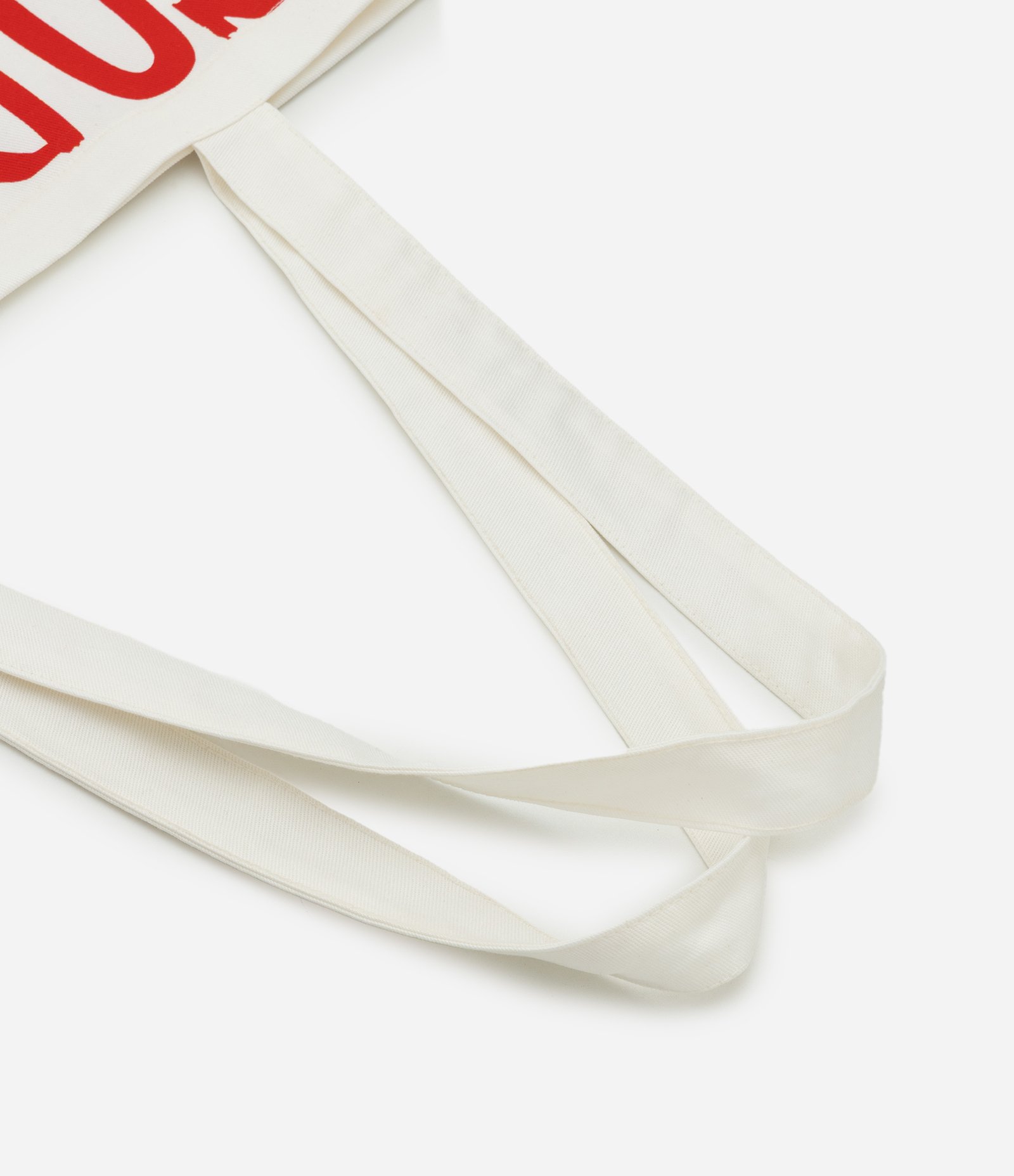 Ecobag com Estampa de Boi e Lettering Contrastante Off White 3