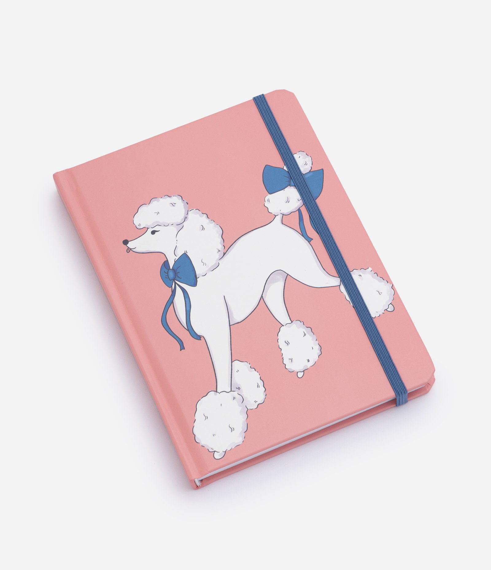 Caderno com Estampa de Cachorro Poodle 96 Páginas Rosa 1