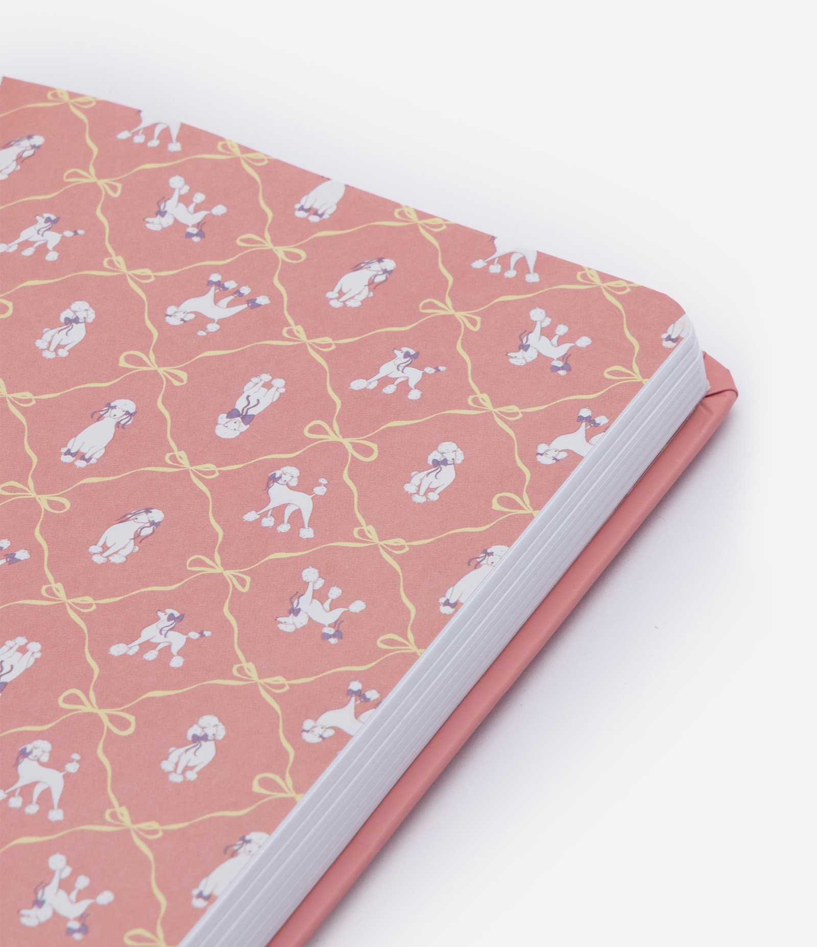 Caderno com Estampa de Cachorro Poodle 96 Páginas Rosa 3
