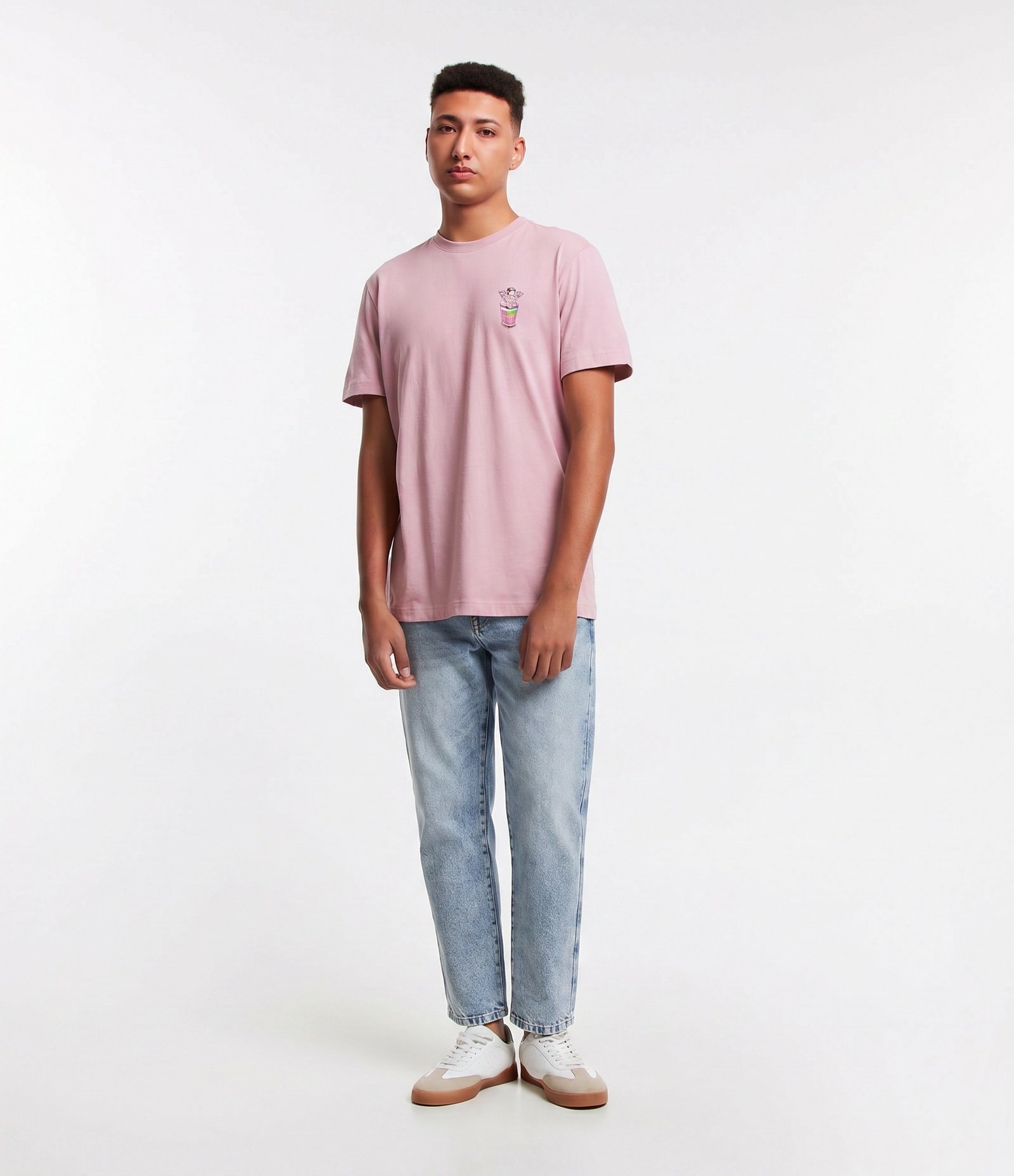 Calça Slim Cropped em Jeans Azul Médio 1