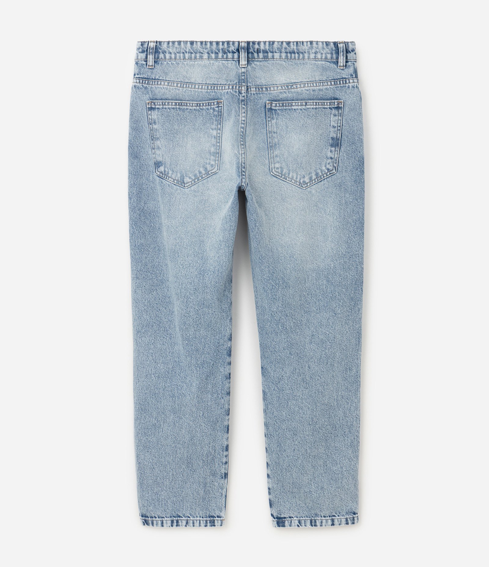 Calça Slim Cropped em Jeans Azul Médio 3