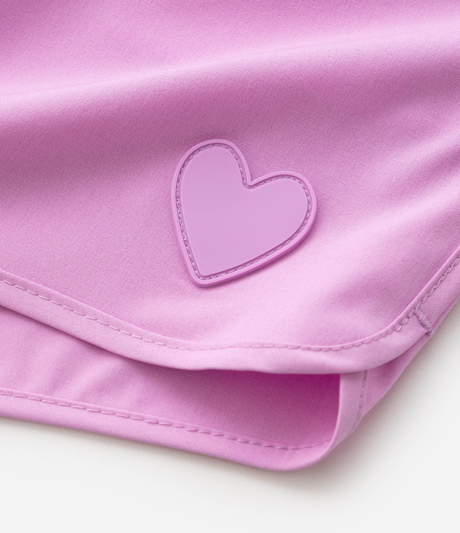 Short Runner em Microfibra com Babados na Barra Infantil - Tam 5 a 16 Anos Rosa 5