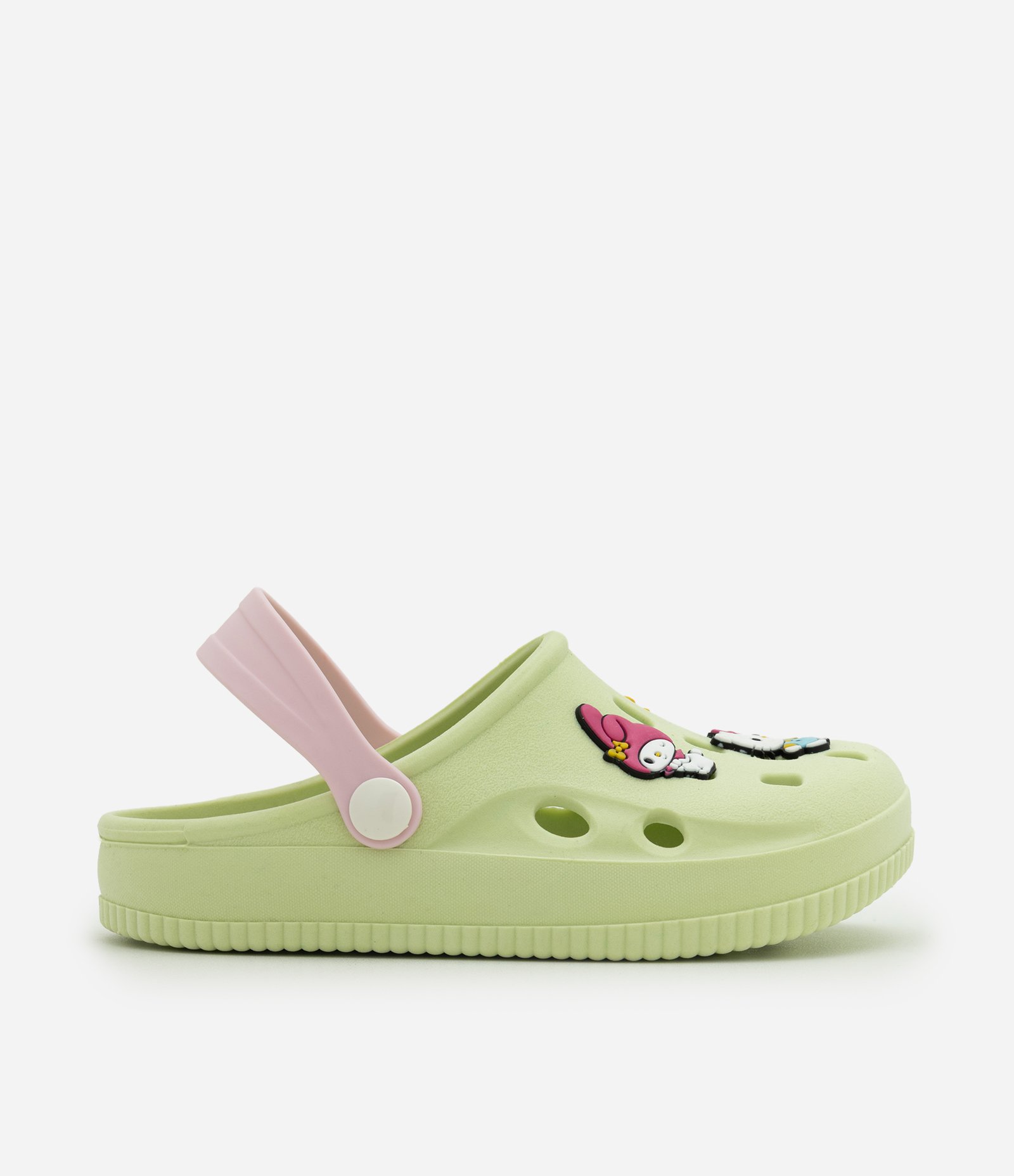 Sandália Infantil Babuche com Pins Hello Kitty – Tam 28 a 35 Verde Claro 5