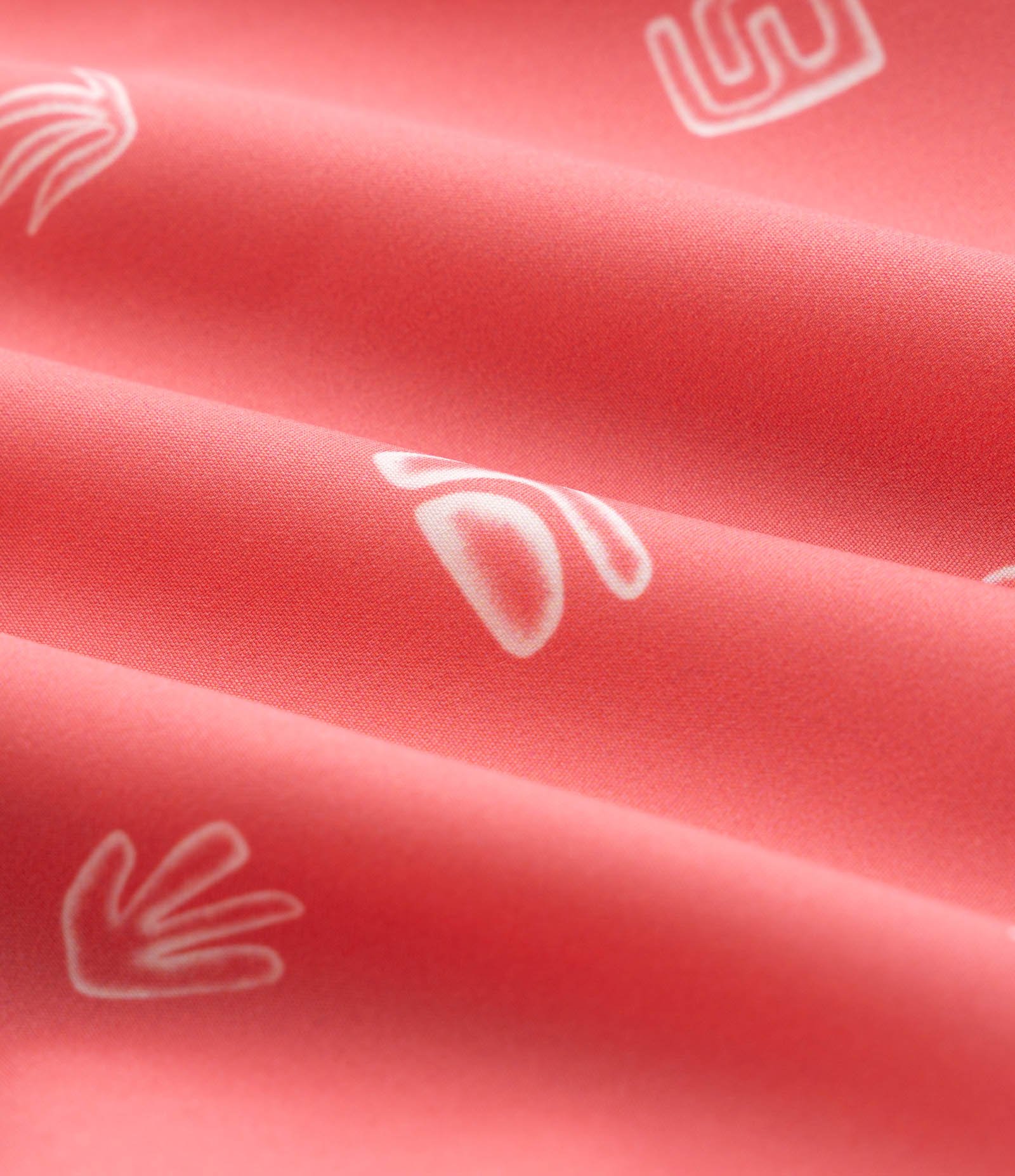 Bermuda de Banho com Estampa Mini Ícones Rosa 7