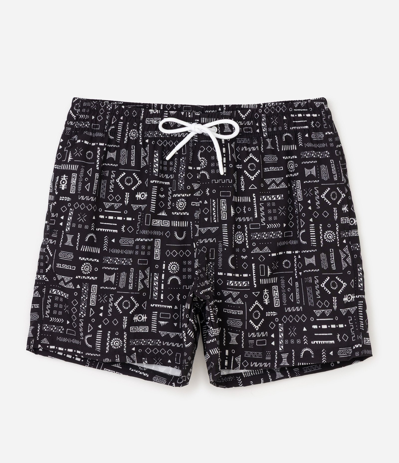 Bermuda de Banho com Estampa Ícones Preto 4