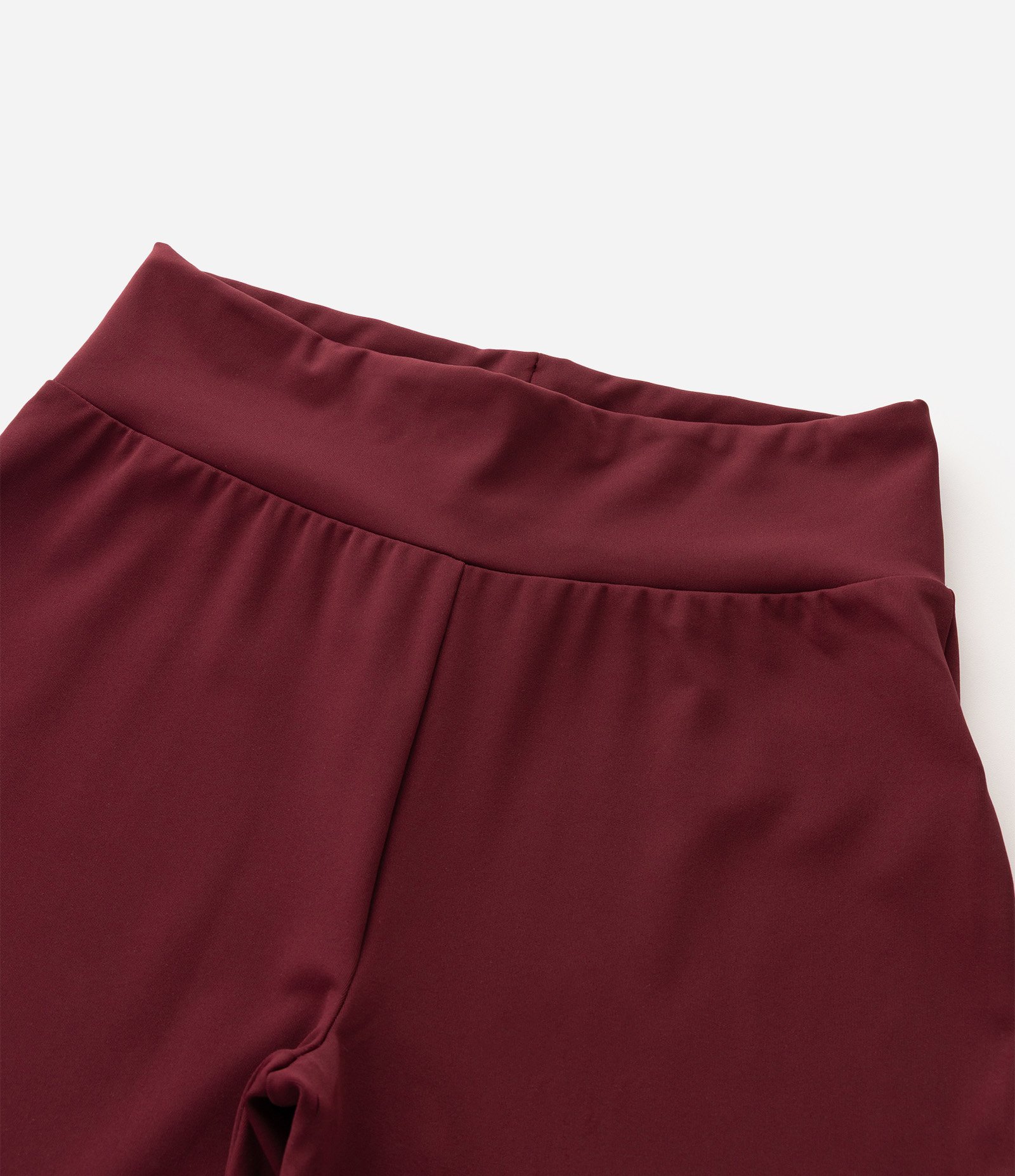 Calça Flare Esportiva com Cós Largo Infantil - Tam 7 a 16 Anos Bordô 5