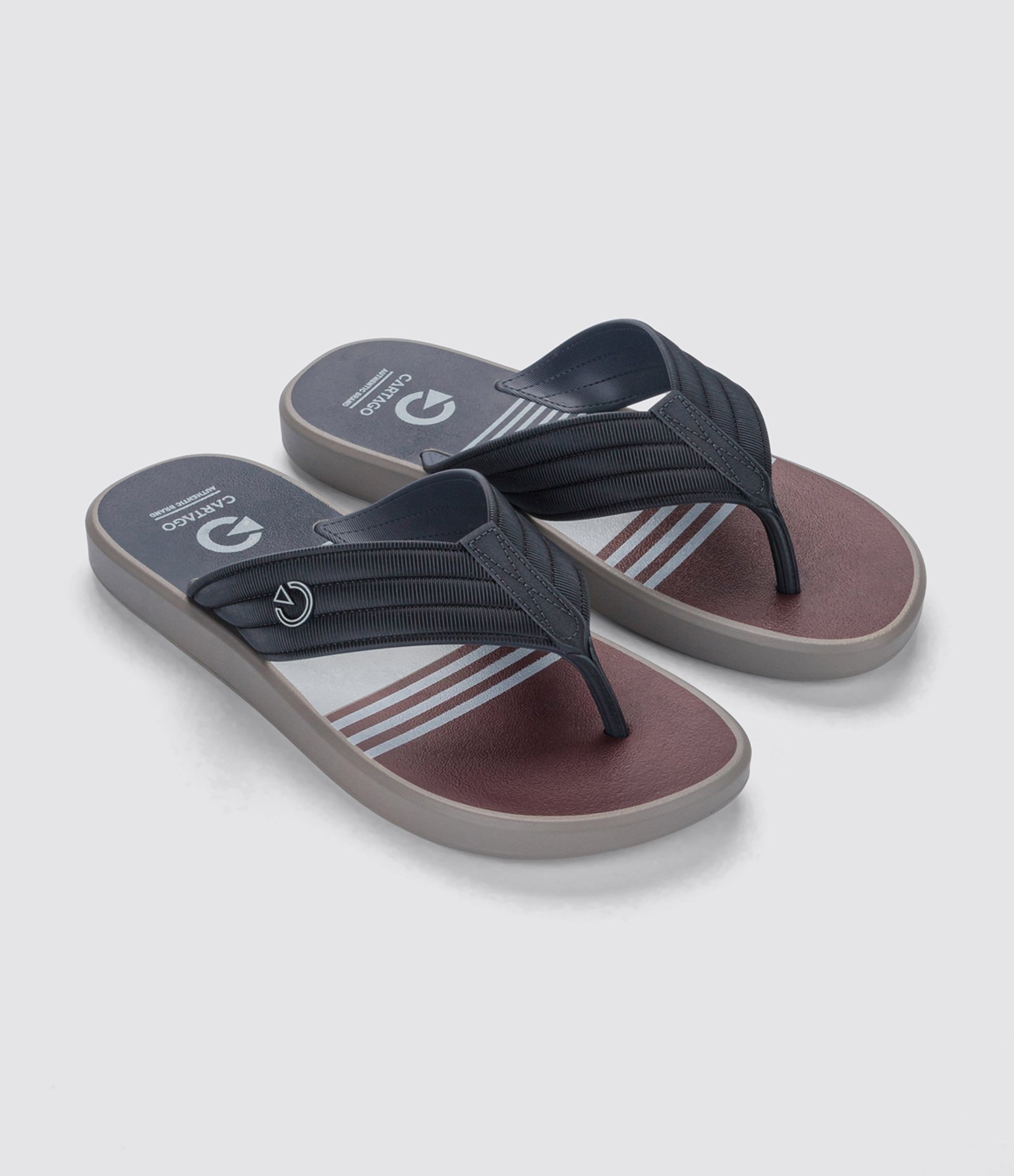 Chinelo de Dedo Cartago Montreal em PVC Azul 1